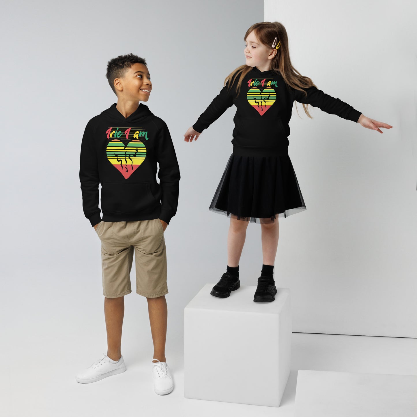 Kids eco "Irie I Am" hoodie