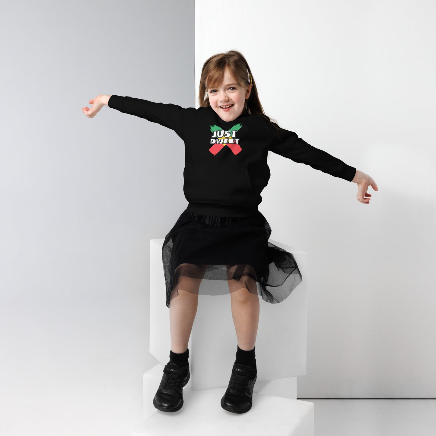 Kids eco "Just Dweet" hoodie