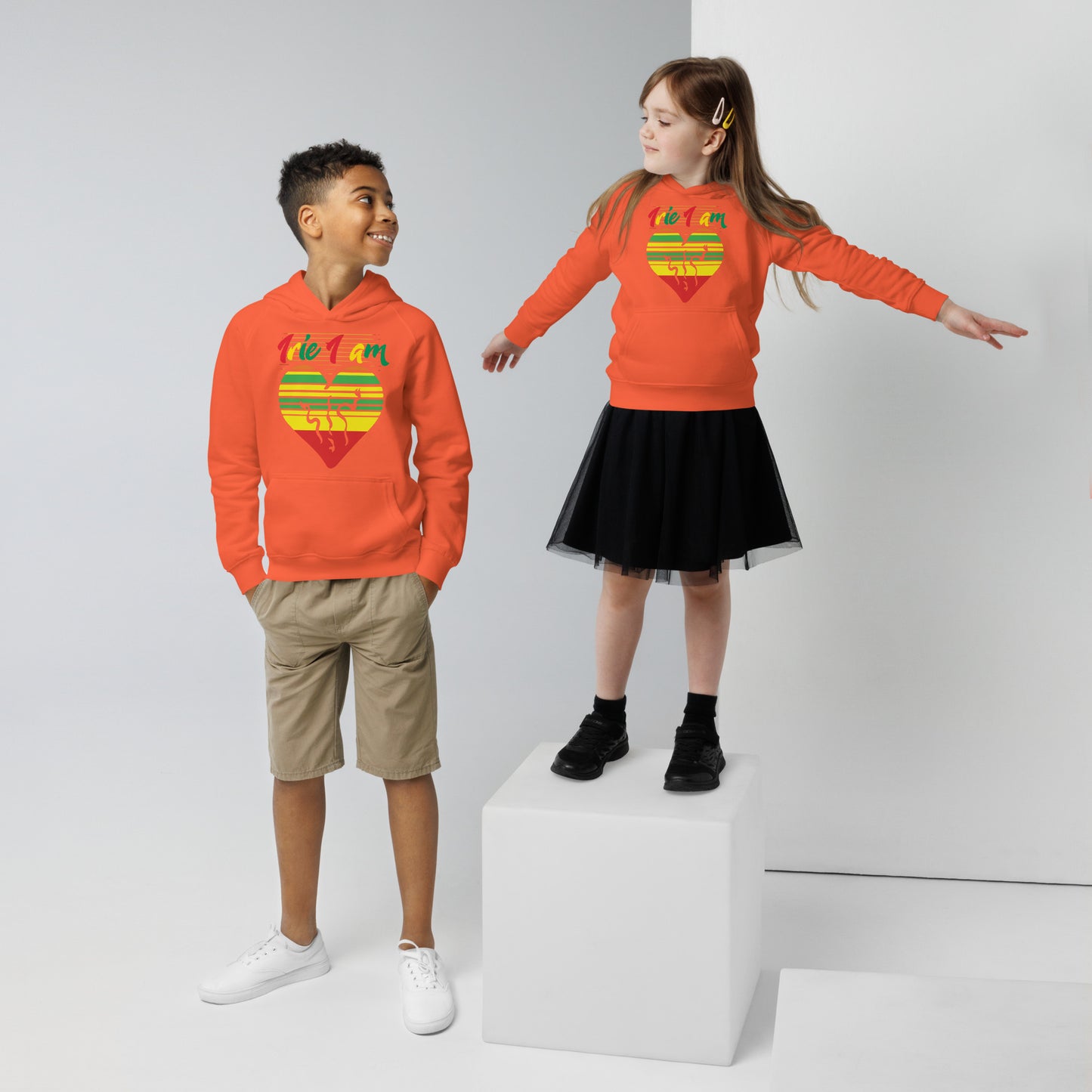 Kids eco "Irie I Am" hoodie