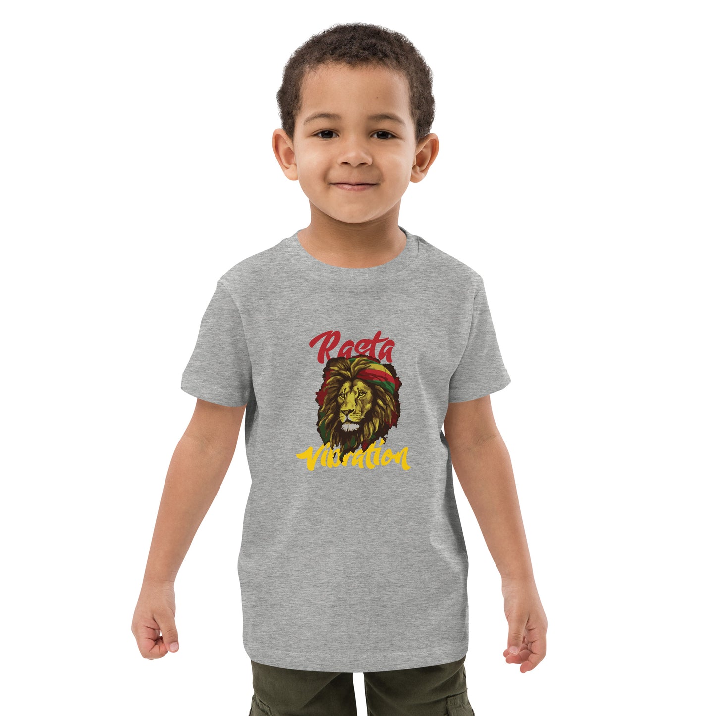 Biologisch katoenen kinder t-shirt "Rasta Vibration".
