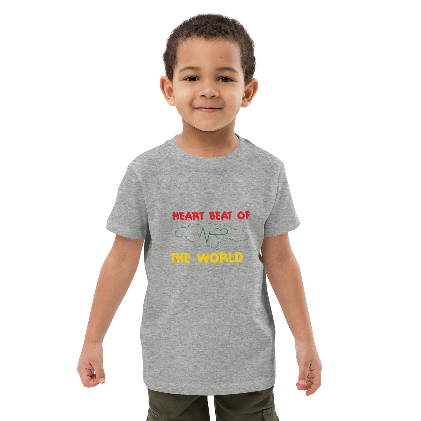 Organic cotton kids "Heartbeat" t-shirt