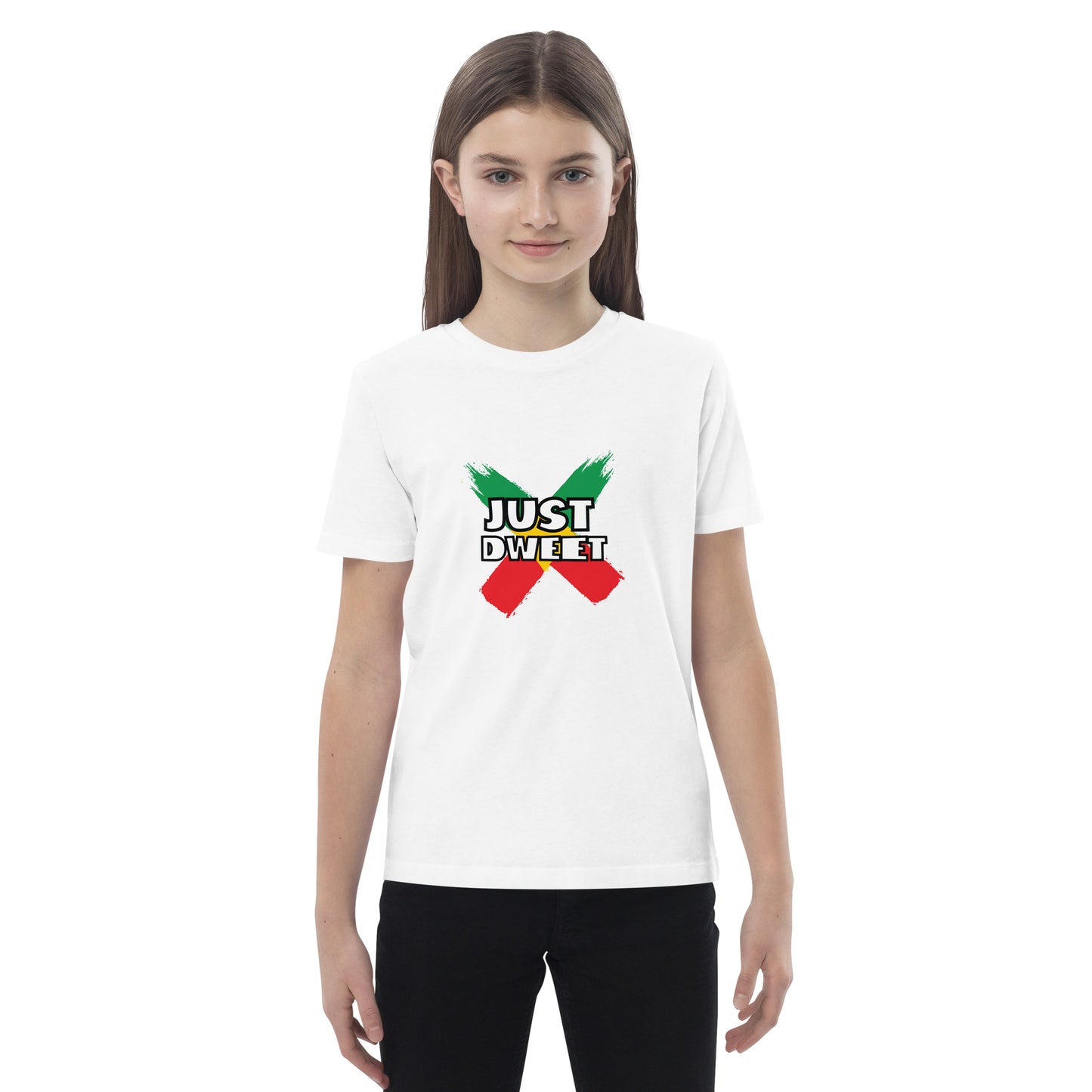 Organic cotton kids "Just Dweet" t-shirt