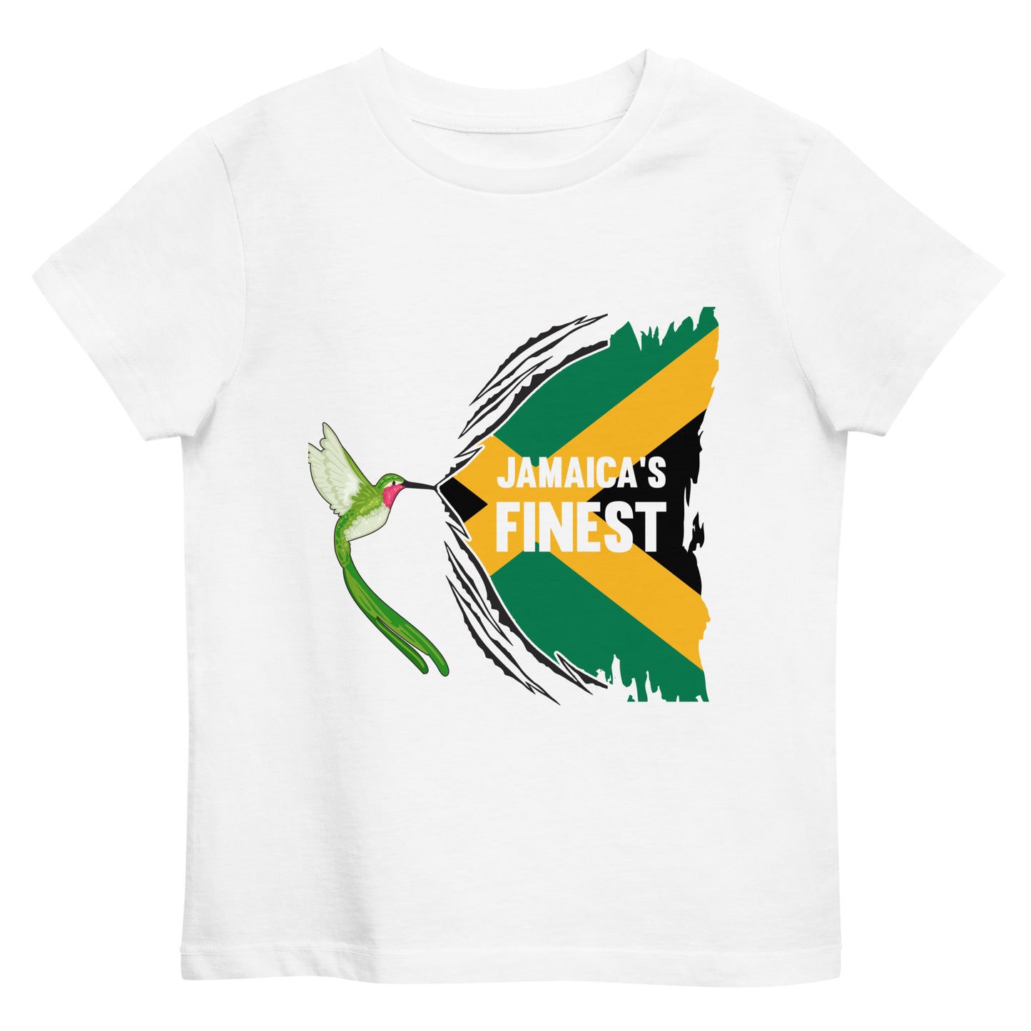 Organic cotton kids "Jamaica's finest" t-shirt