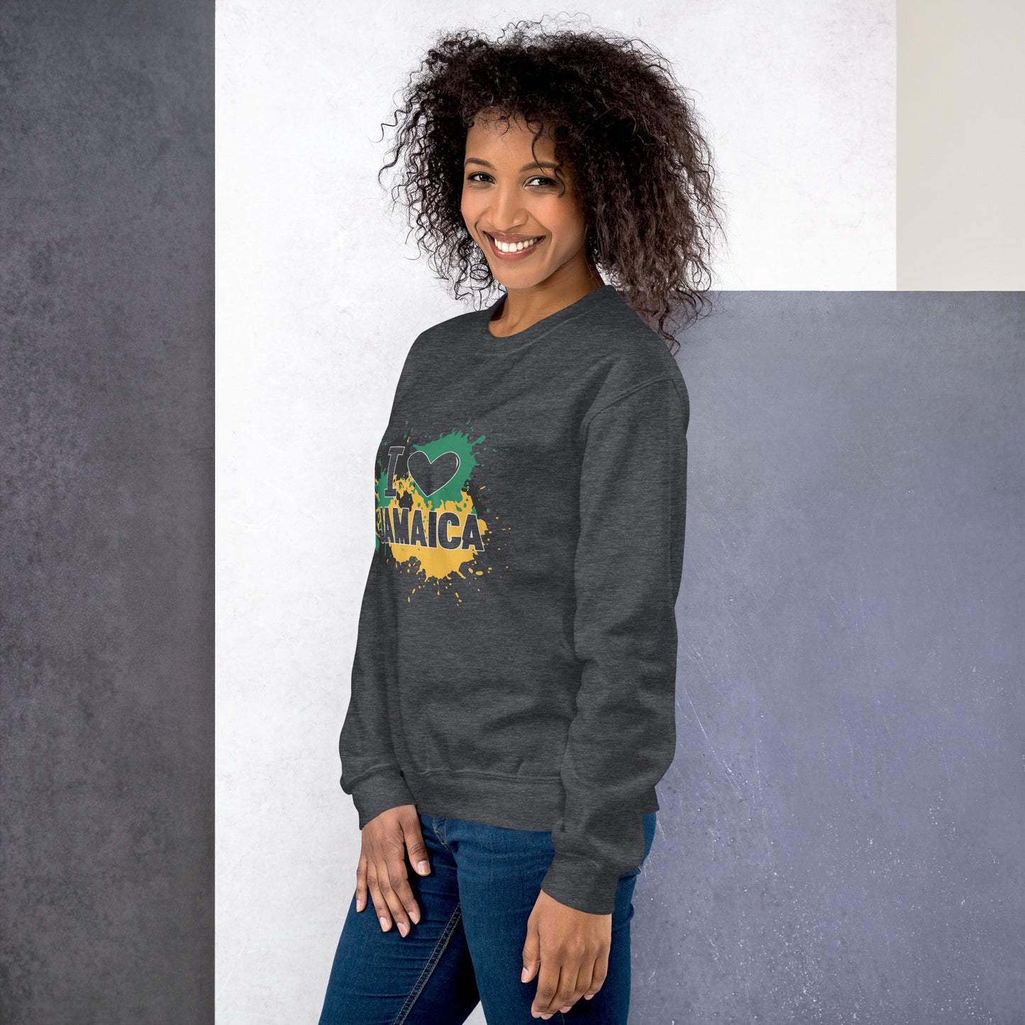 Unisex "I <3 Jamaica" Sweatshirt