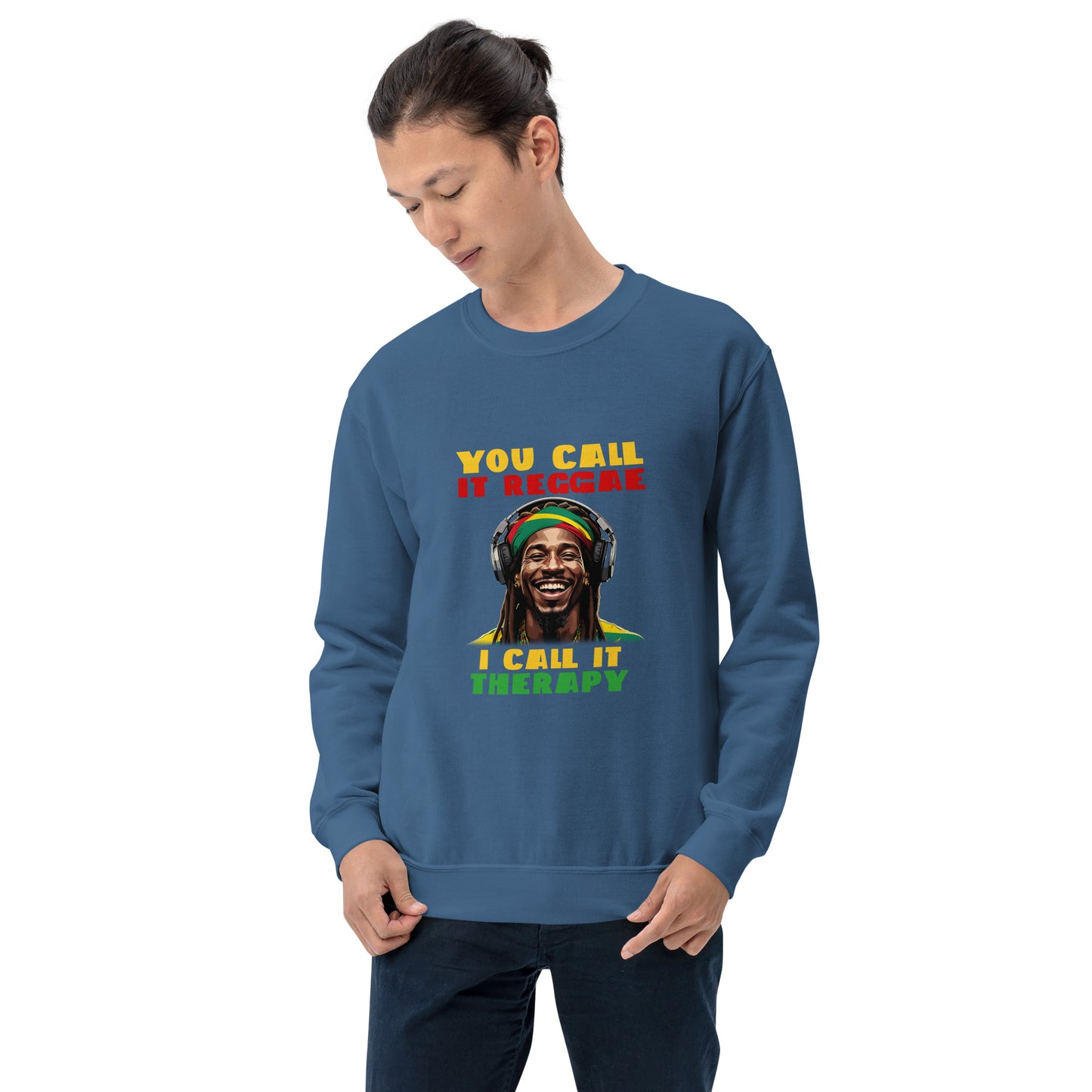 Unisex "Reggae is Therapy" Sweatshirt