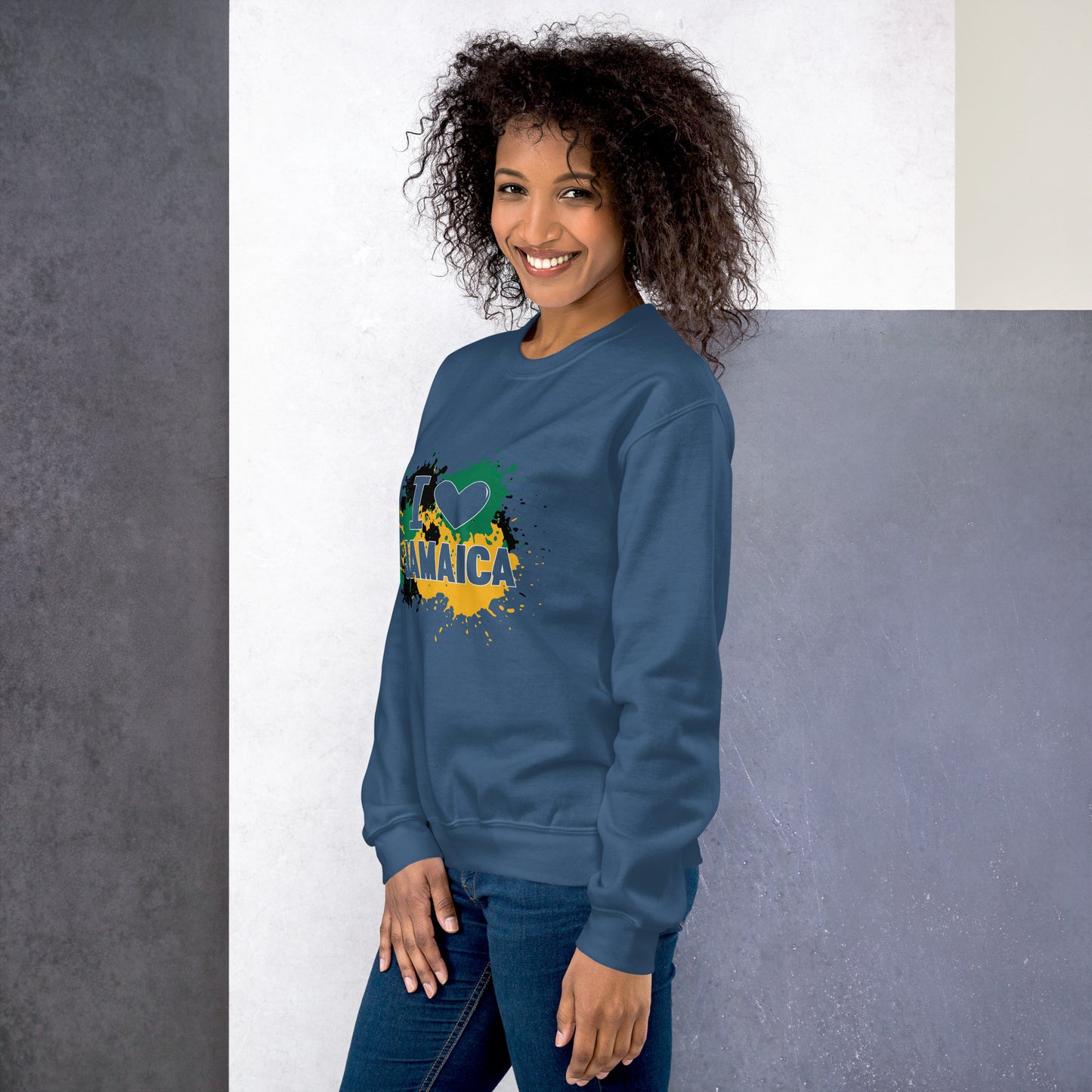 Unisex "I <3 Jamaica" Sweatshirt