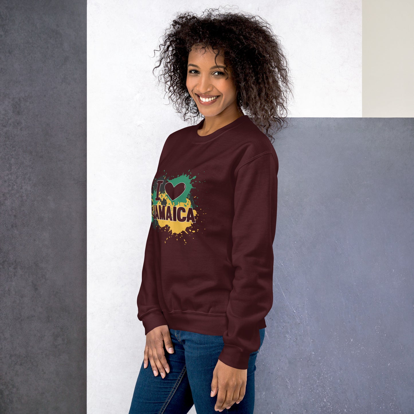 Unisex "I <3 Jamaica" Sweatshirt
