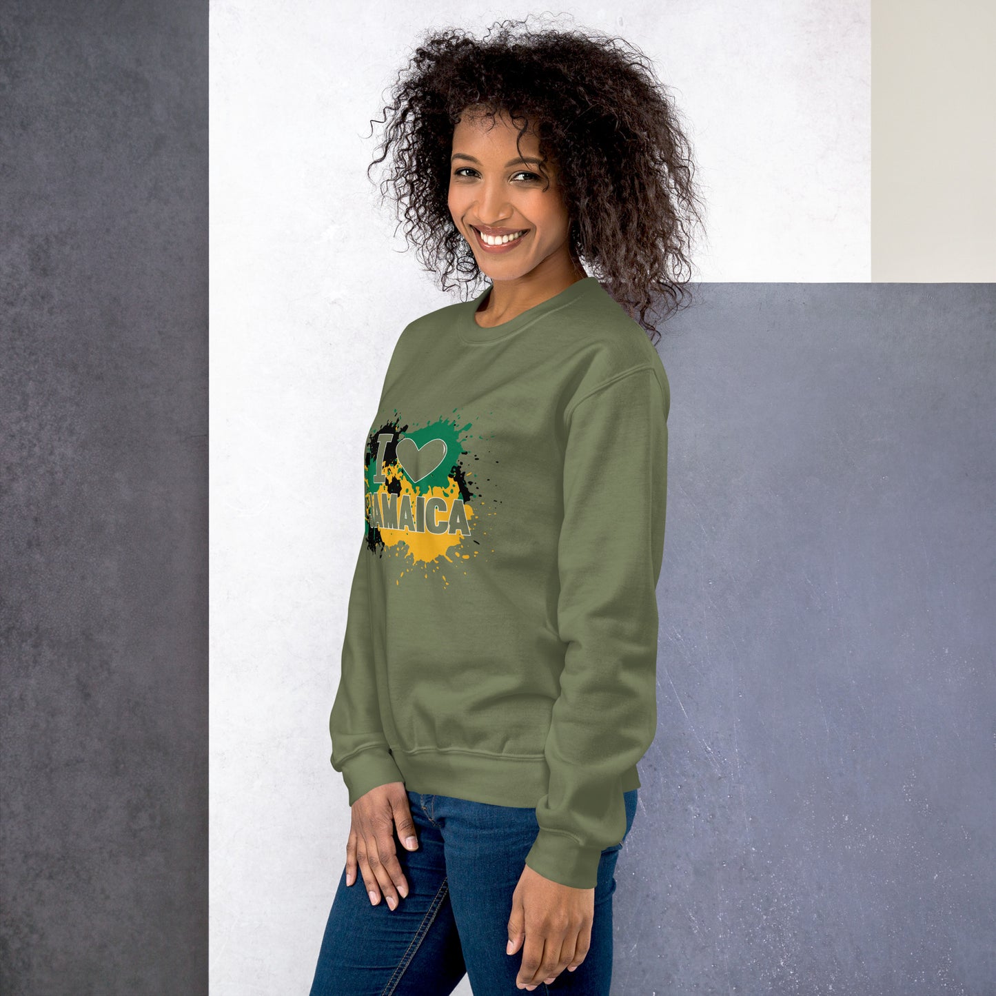Unisex "I <3 Jamaica" Sweatshirt