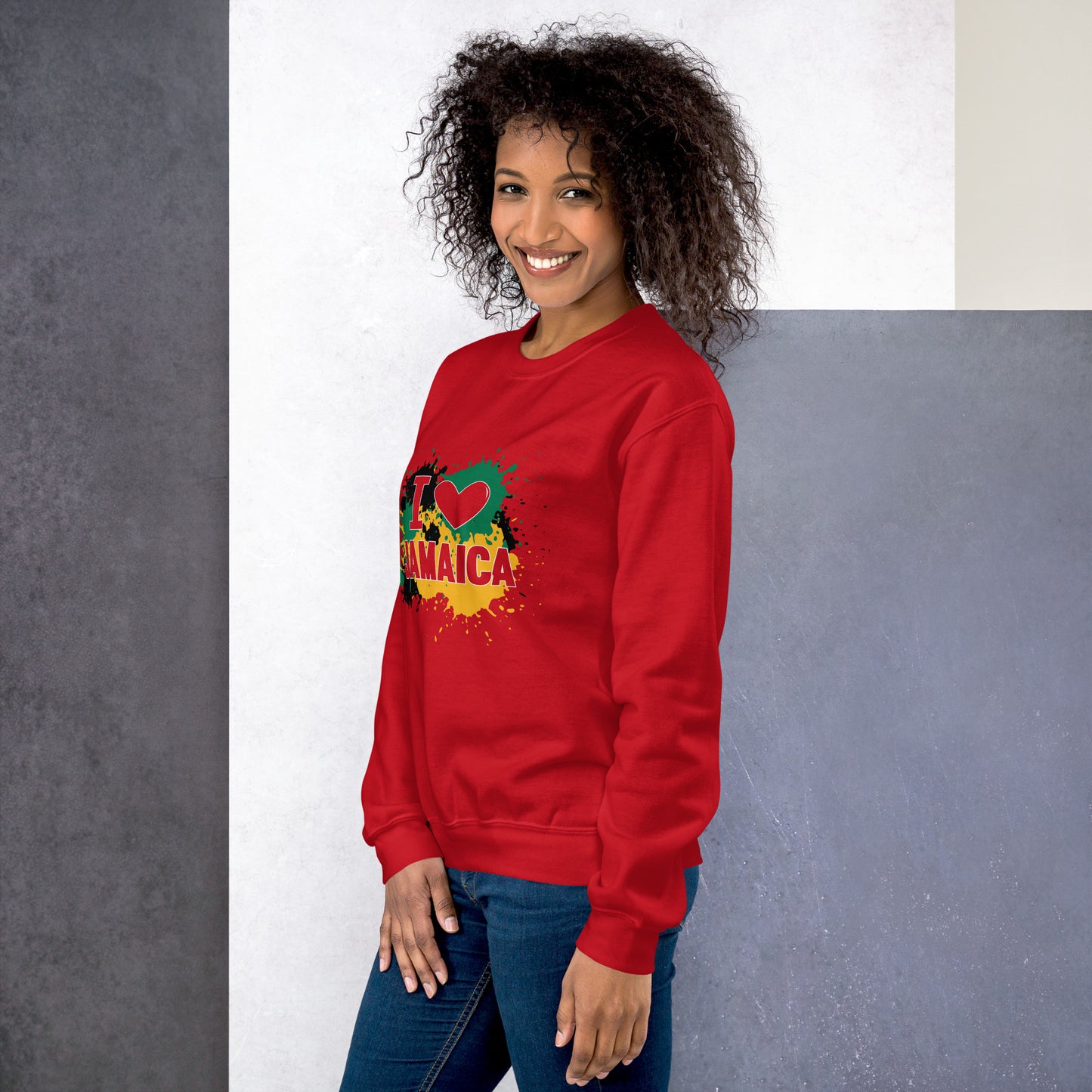 Unisex "I <3 Jamaica" Sweatshirt