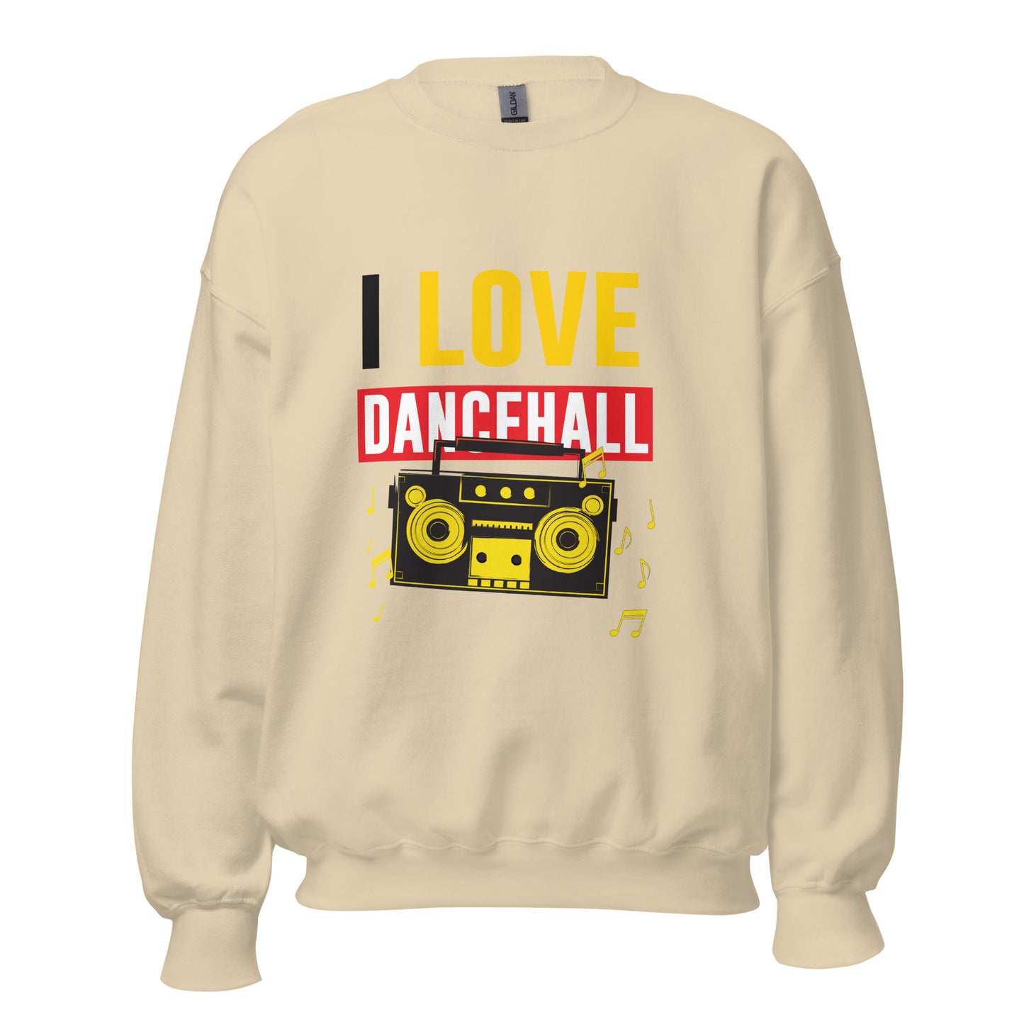 Unisex "I Love Dancehall" Sweatshirt - Black Edition