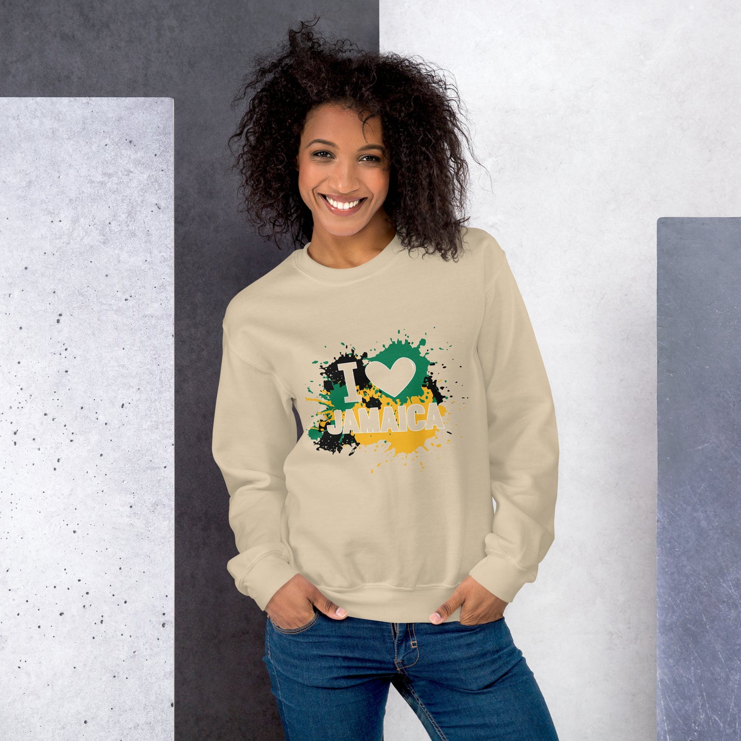 Unisex "I <3 Jamaica" Sweatshirt