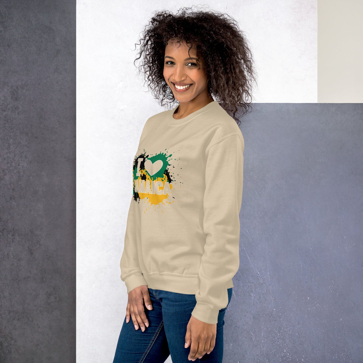 Unisex "I <3 Jamaica" Sweatshirt
