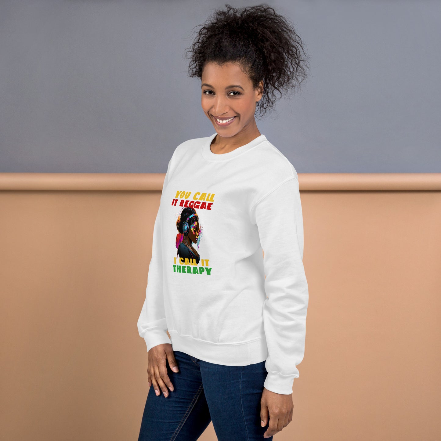 Unisex "Reggae is Therapy" Sweatshirt