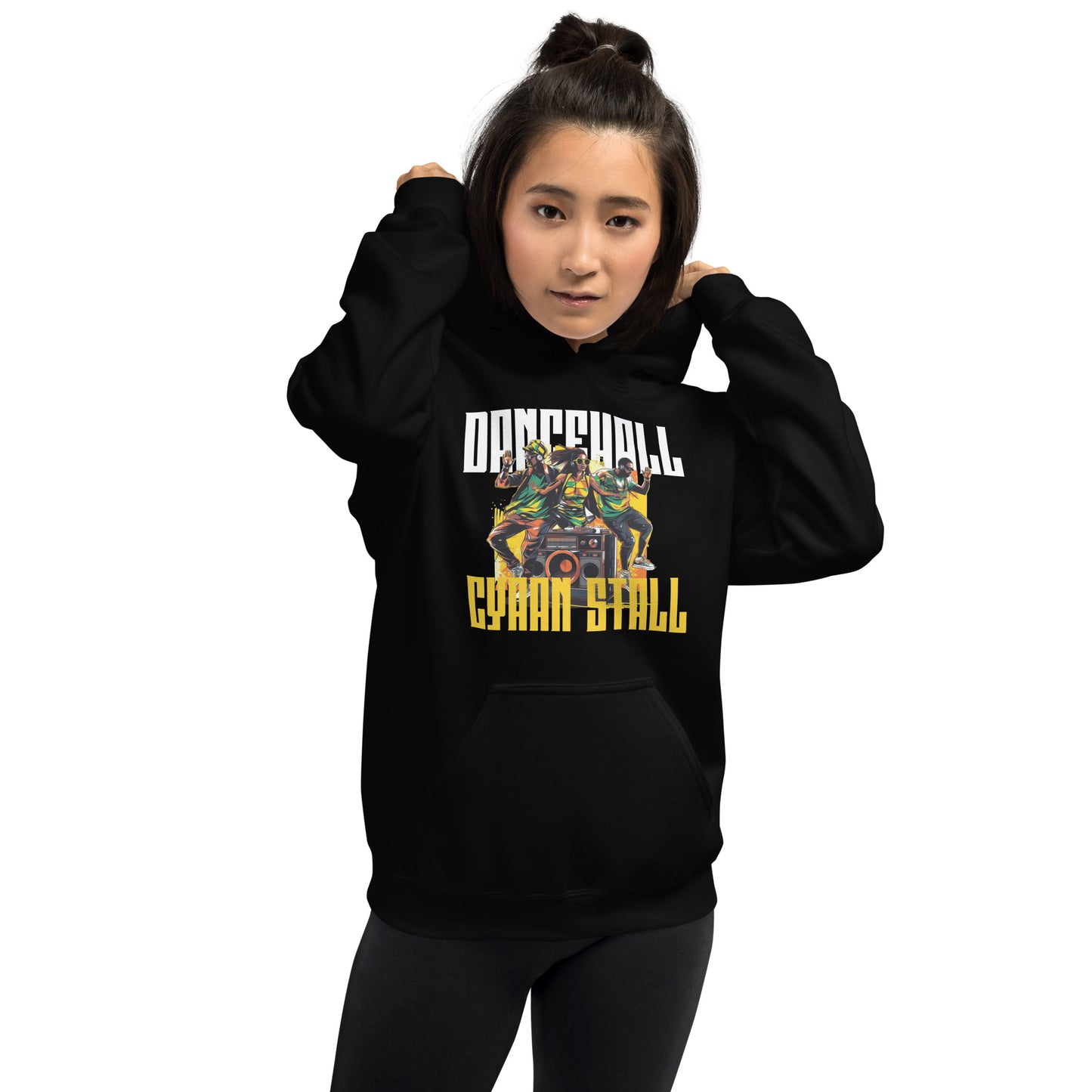 Dancehall Cyaan Stall Hoodie