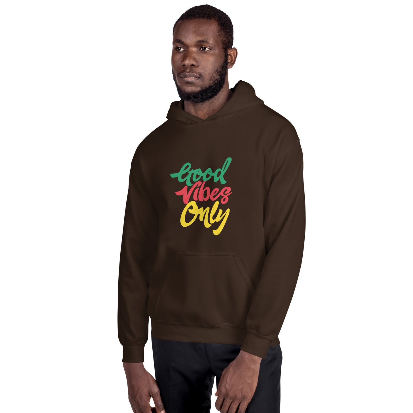 Unisex-hoodie "Good Vibes Only".