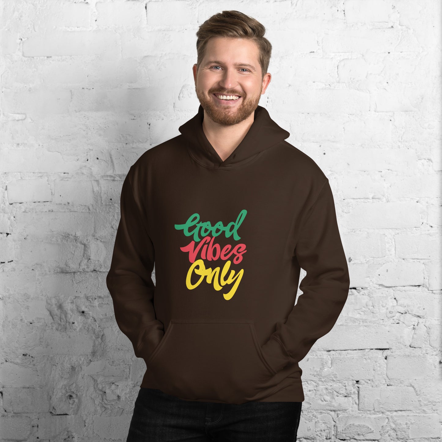 Unisex-hoodie "Good Vibes Only".