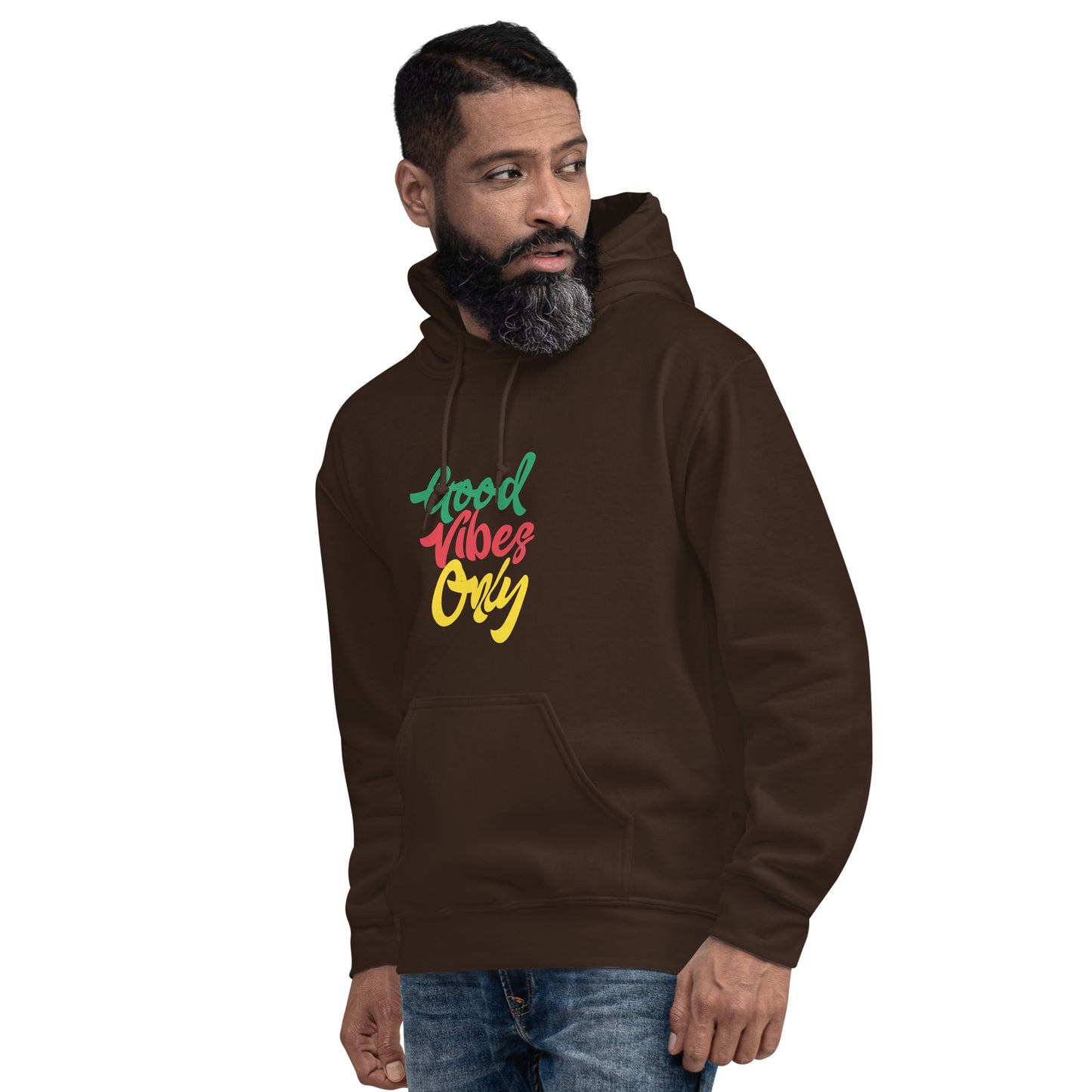 Unisex-hoodie "Good Vibes Only".