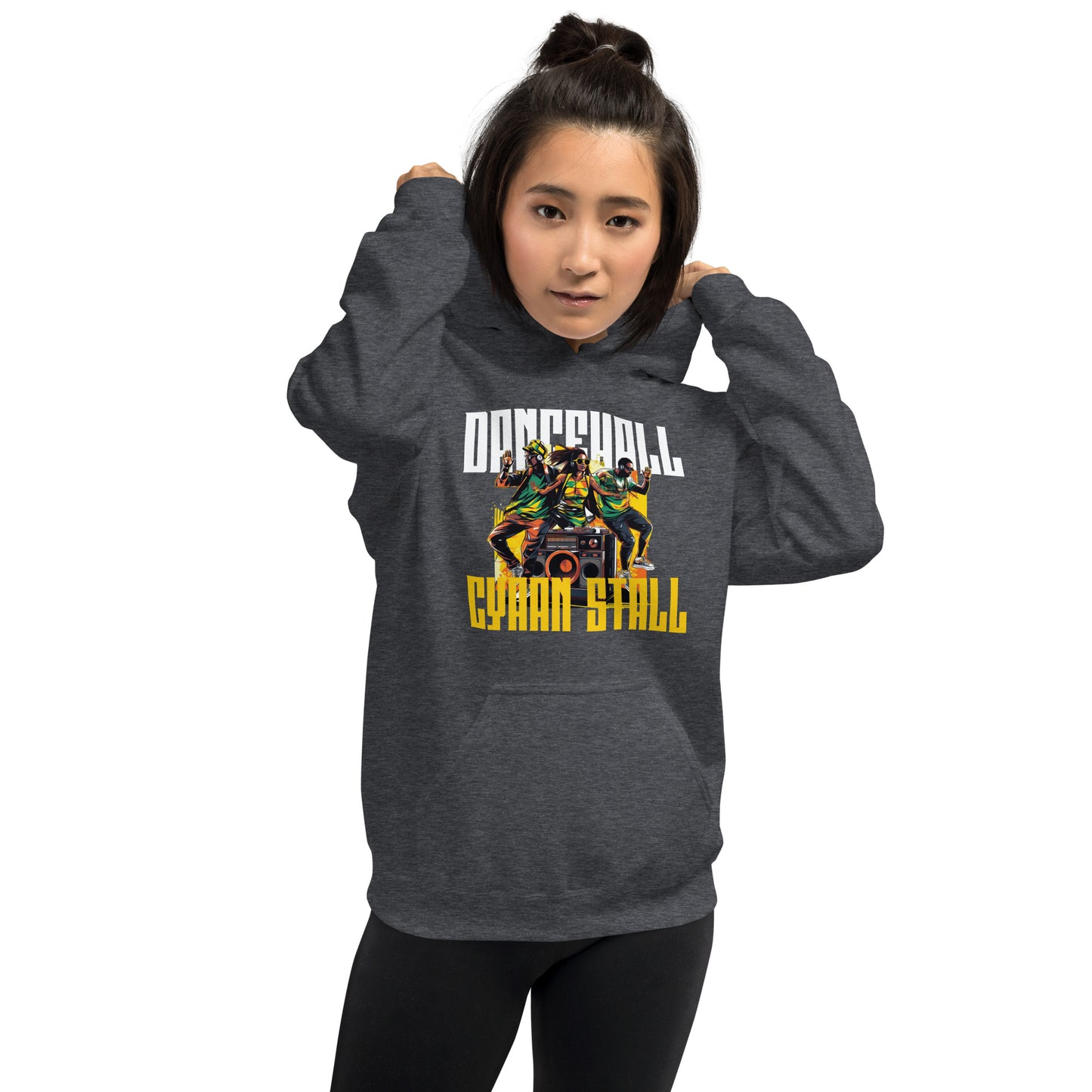 Dancehall Cyaan Stall Hoodie