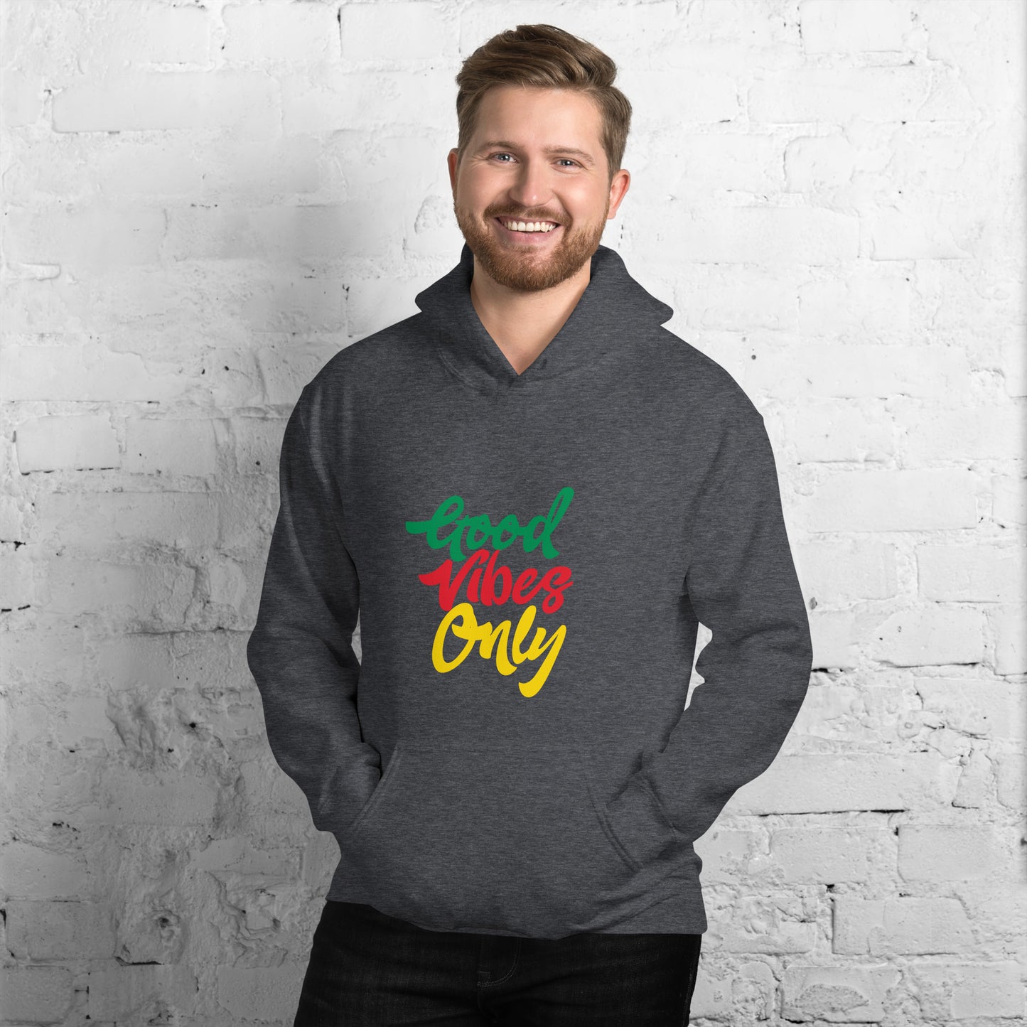 Unisex-hoodie "Good Vibes Only".