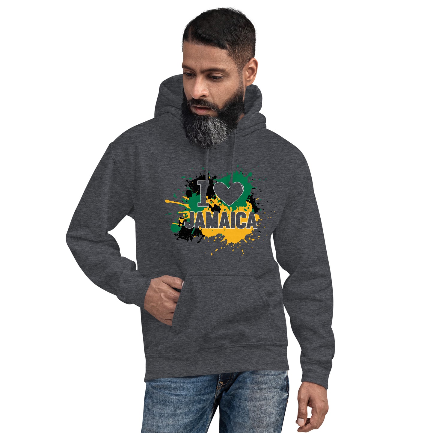 Unisex "I <3 Jamaica" Hoodie