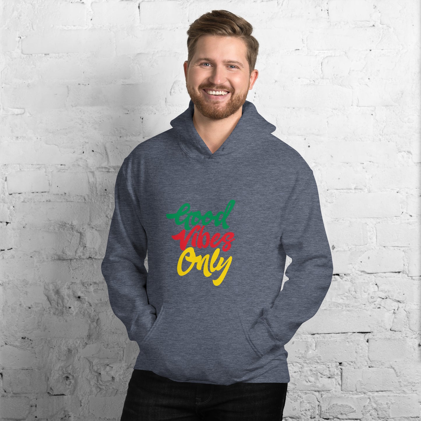 Unisex-hoodie "Good Vibes Only".