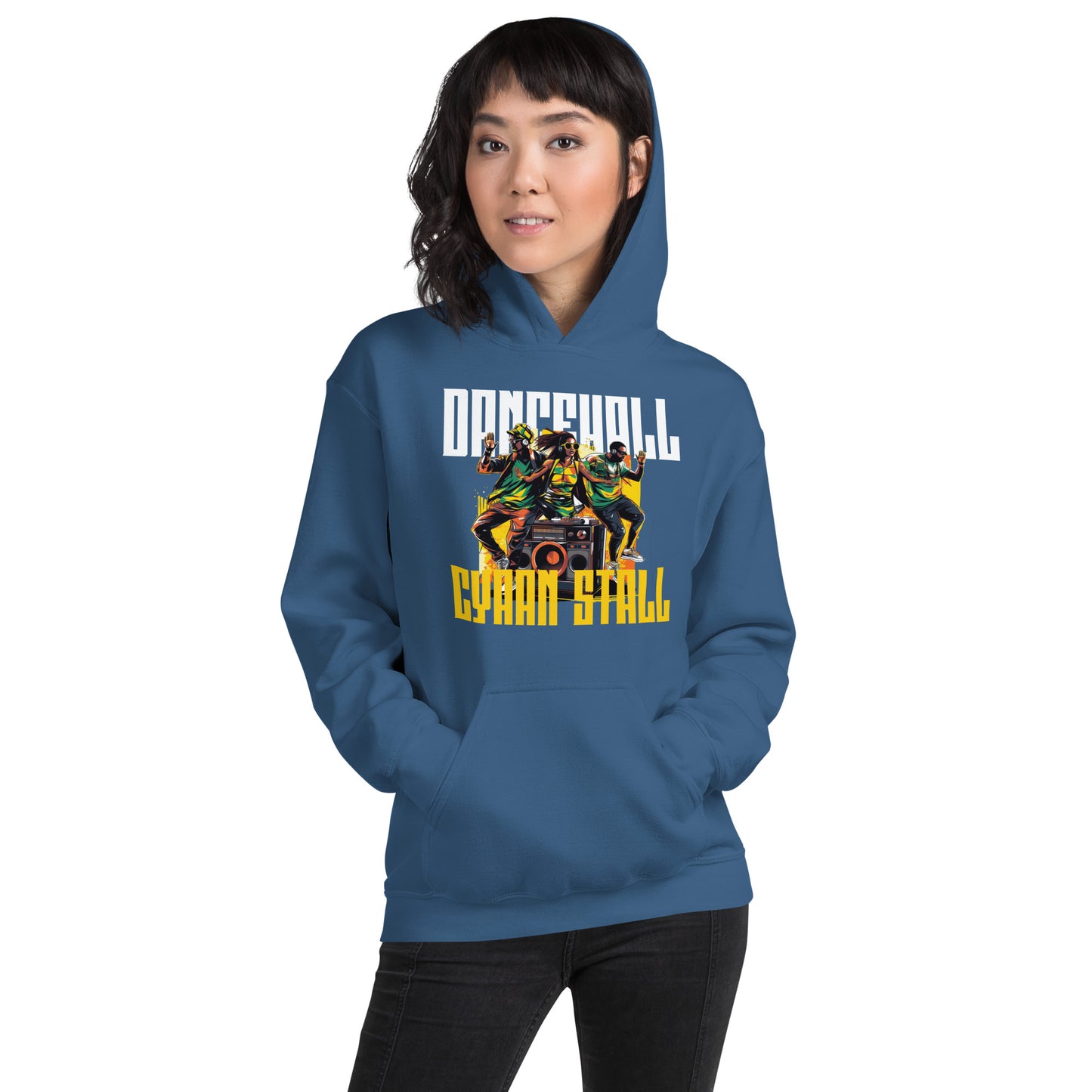 Dancehall Cyaan Stall Hoodie