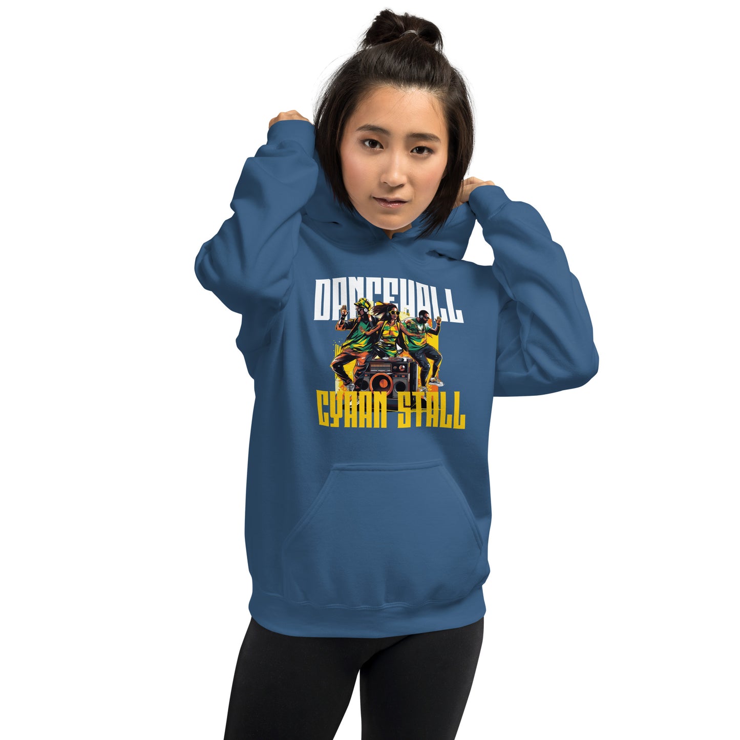 Dancehall Cyaan Stall Hoodie