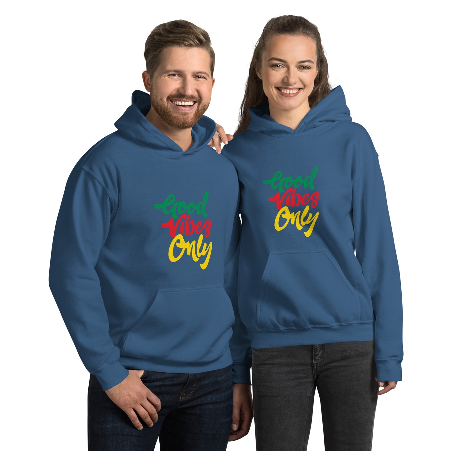 Unisex-hoodie "Good Vibes Only".