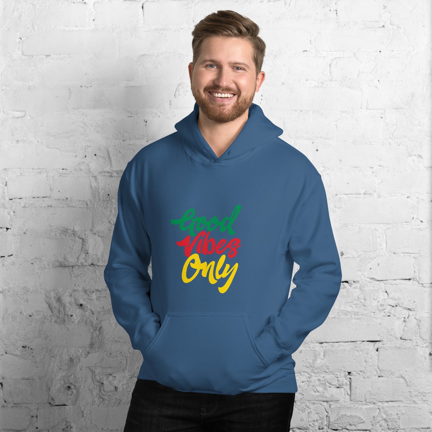 Unisex-hoodie "Good Vibes Only".
