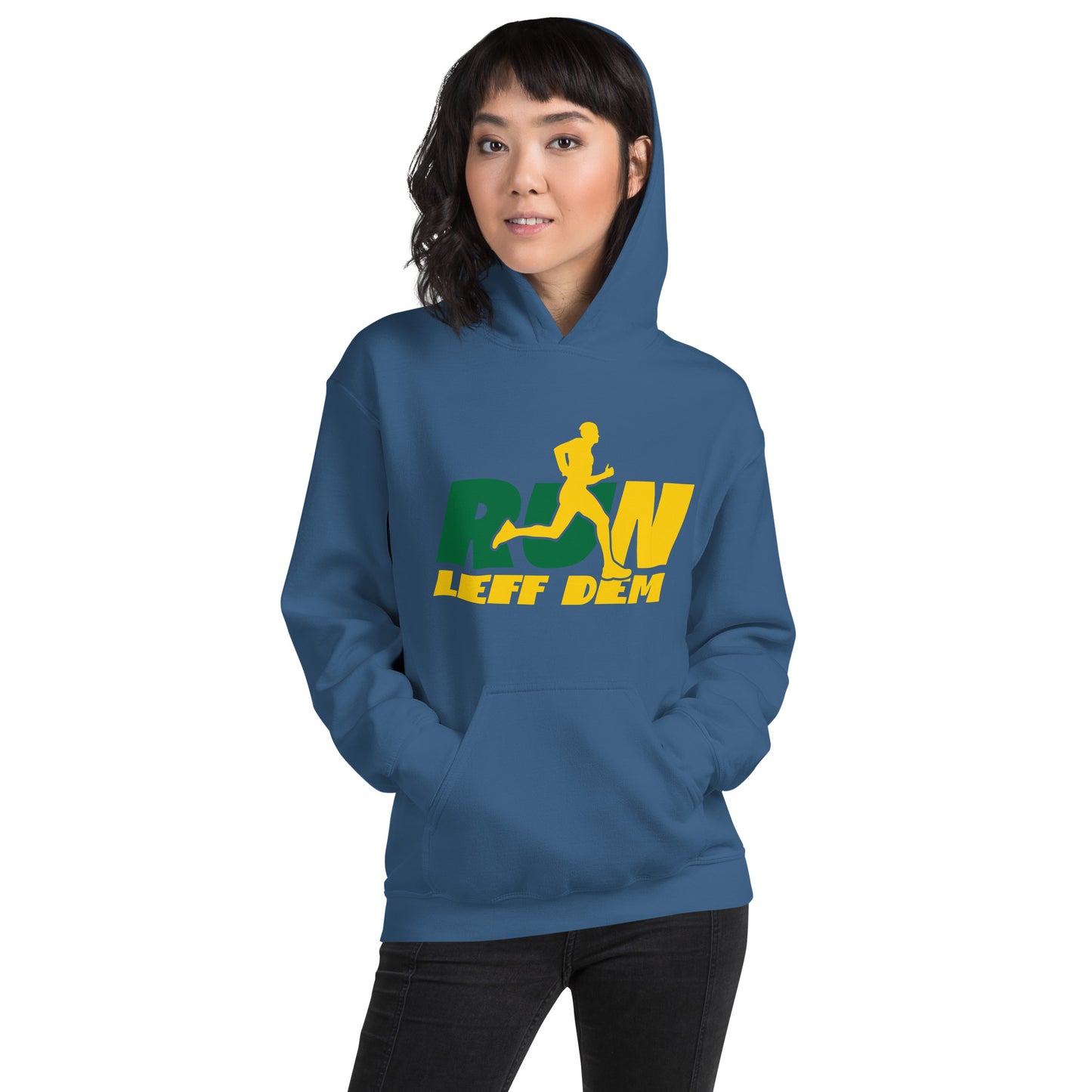 Sweat à capuche unisexe « Run Leff Dem »