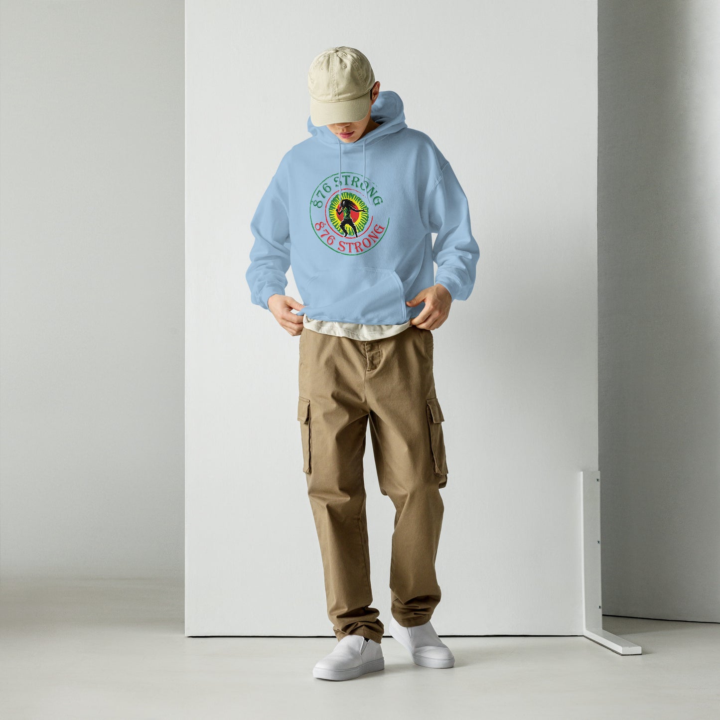 Sweat à capuche unisexe « 876 Strong »