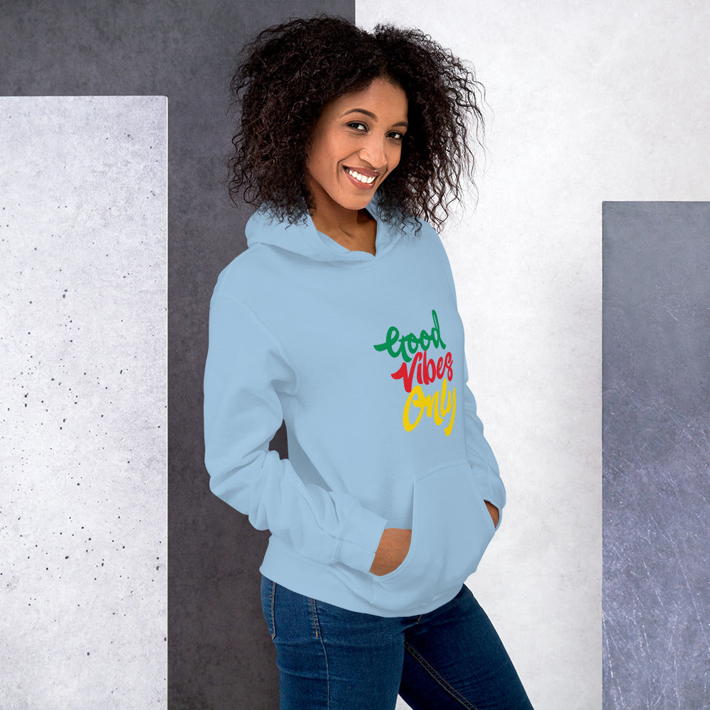 Unisex-hoodie "Good Vibes Only".