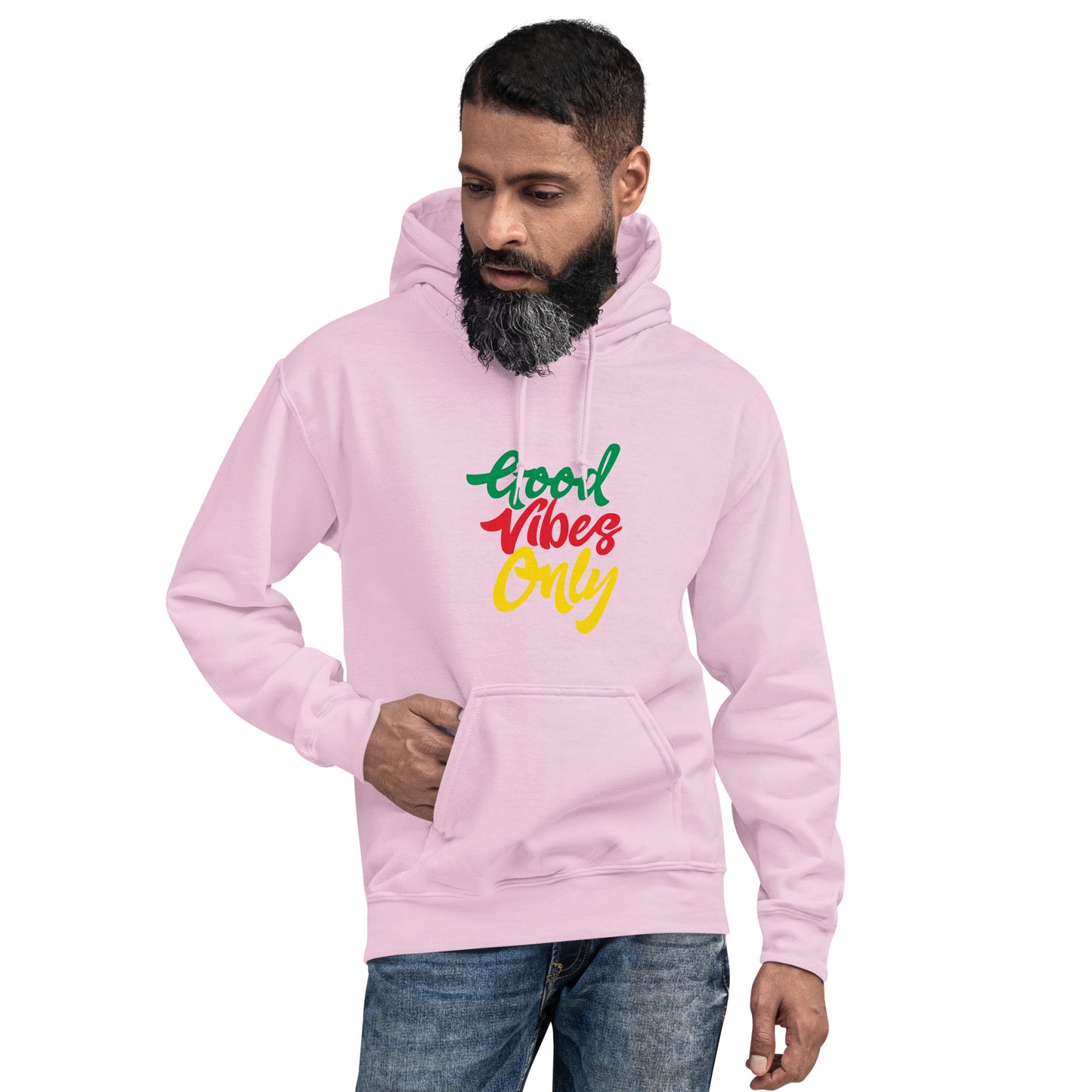 Unisex-hoodie "Good Vibes Only".