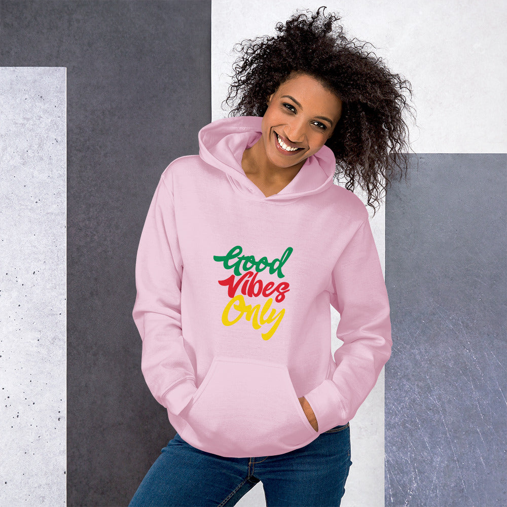 Unisex-hoodie "Good Vibes Only".