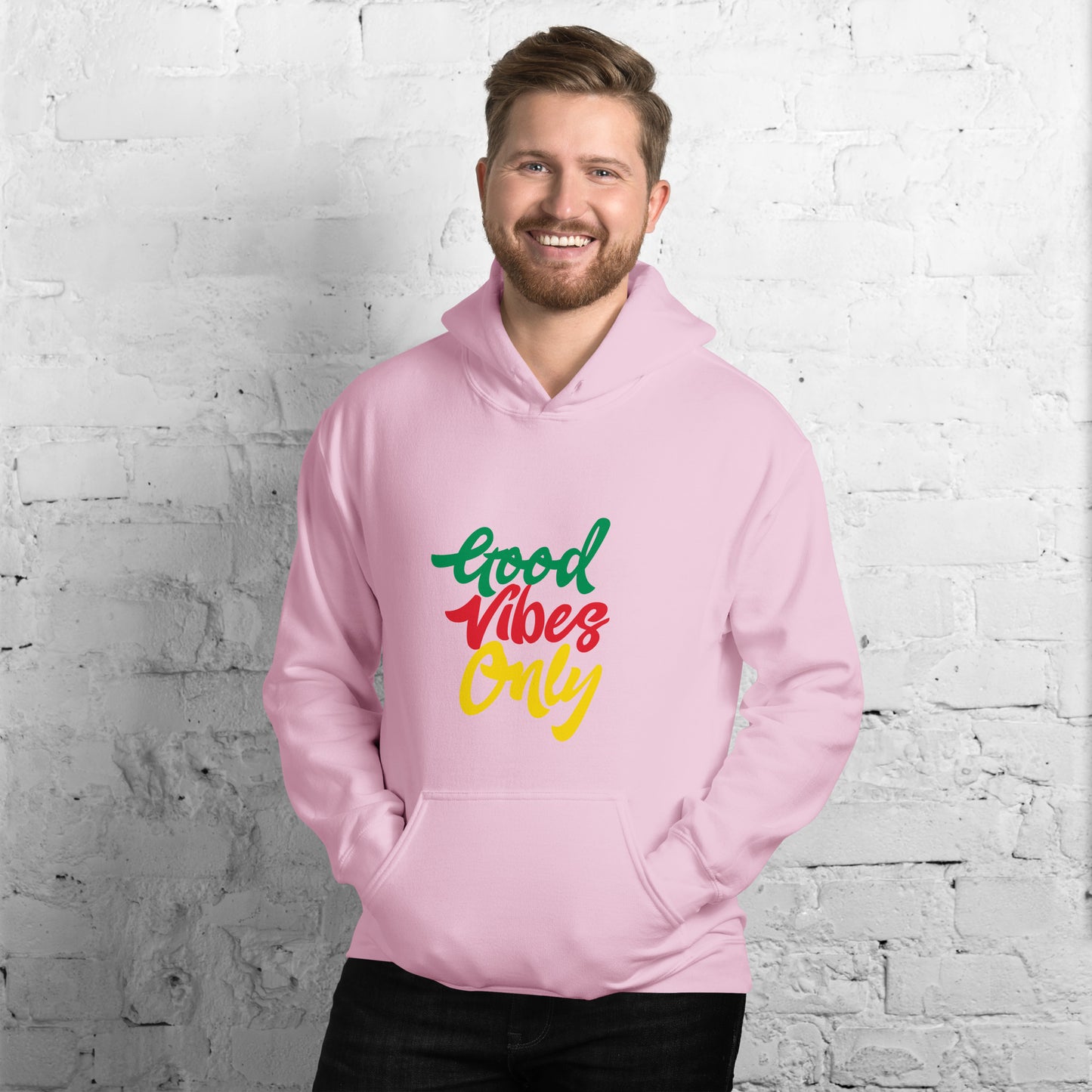 Unisex-hoodie "Good Vibes Only".