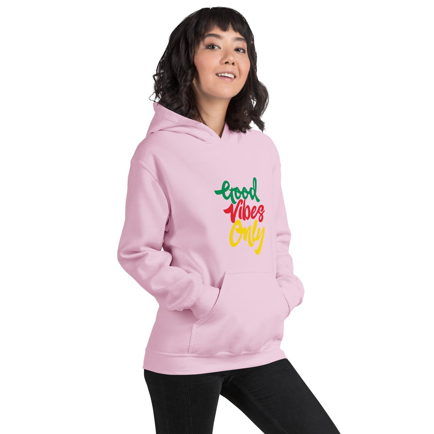 Unisex-hoodie "Good Vibes Only".