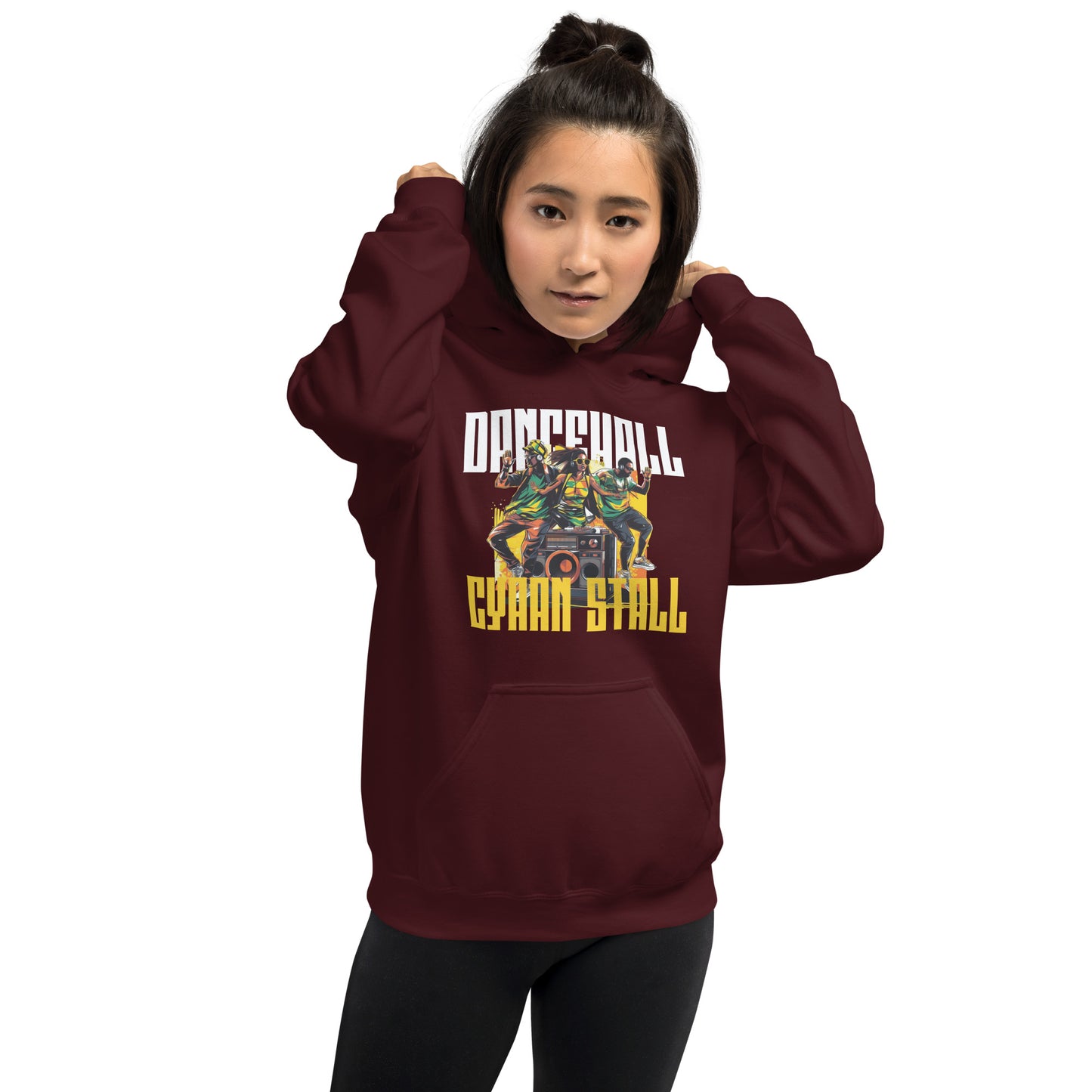 Dancehall Cyaan Stall Hoodie