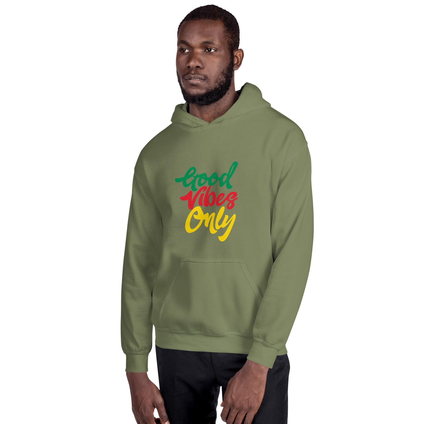 Unisex-hoodie "Good Vibes Only".