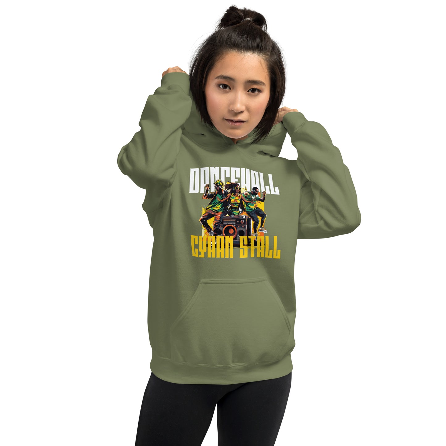 Dancehall Cyaan Stall Hoodie