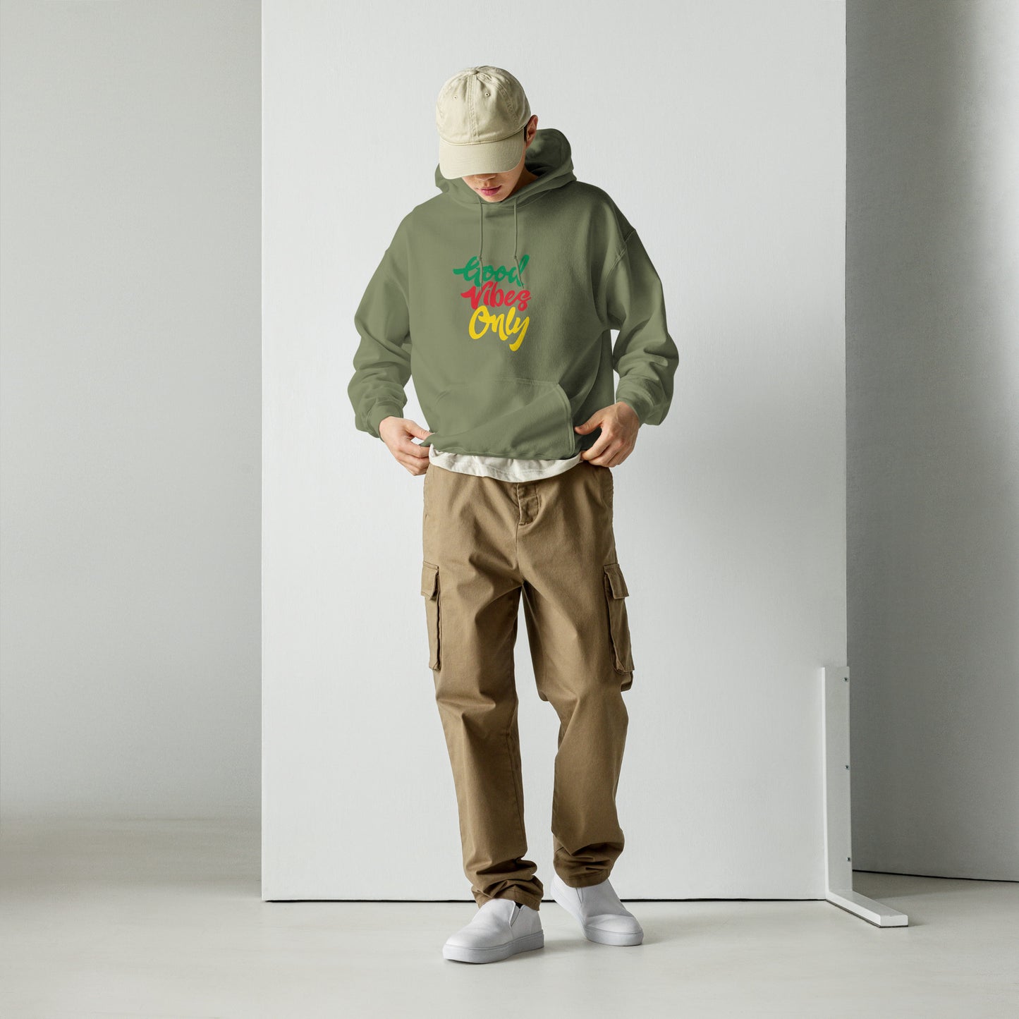 Unisex-hoodie "Good Vibes Only".