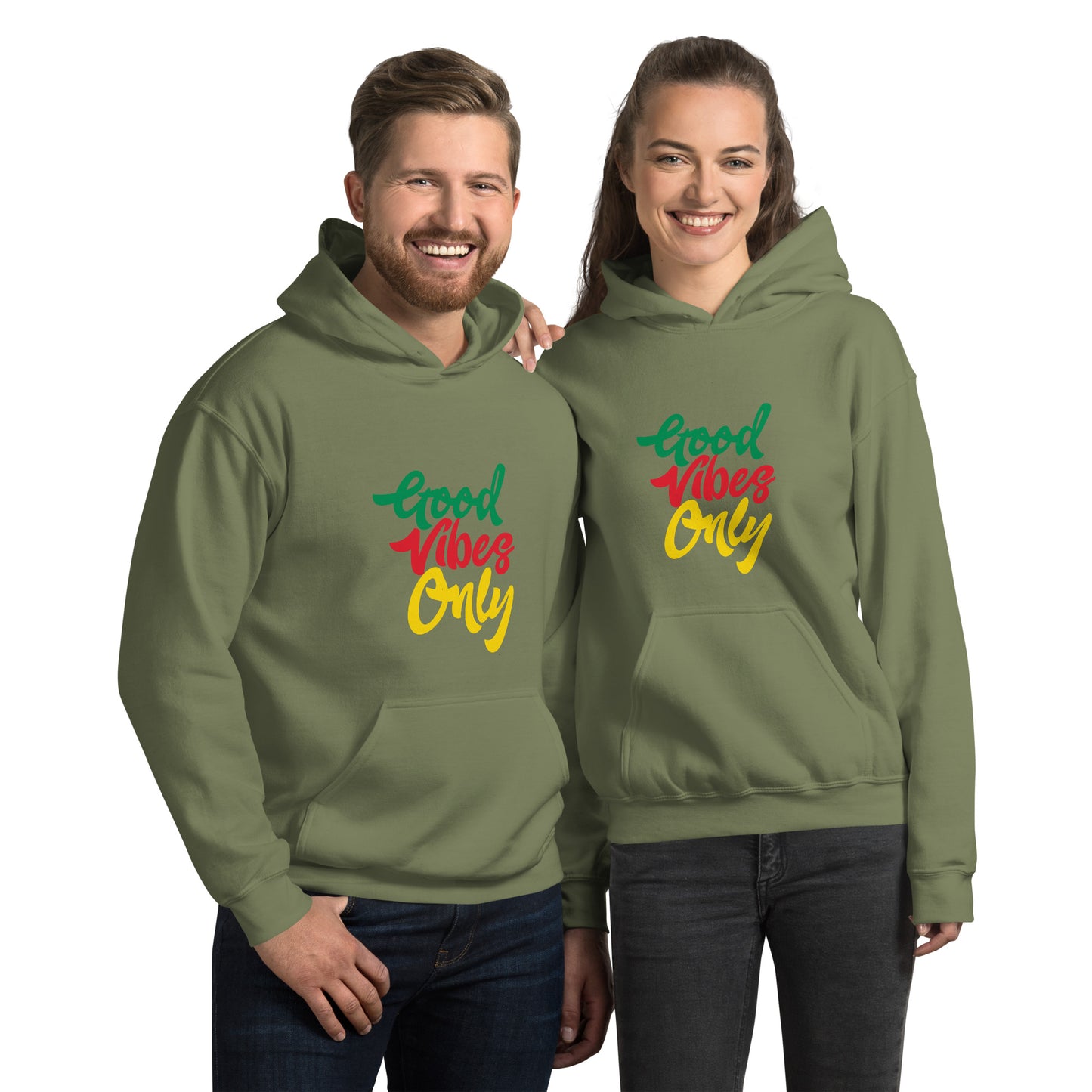 Unisex-hoodie "Good Vibes Only".