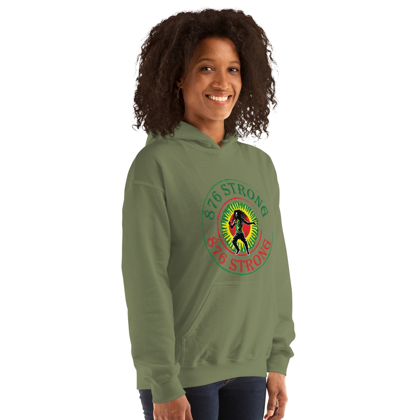 Sweat à capuche unisexe « 876 Strong »
