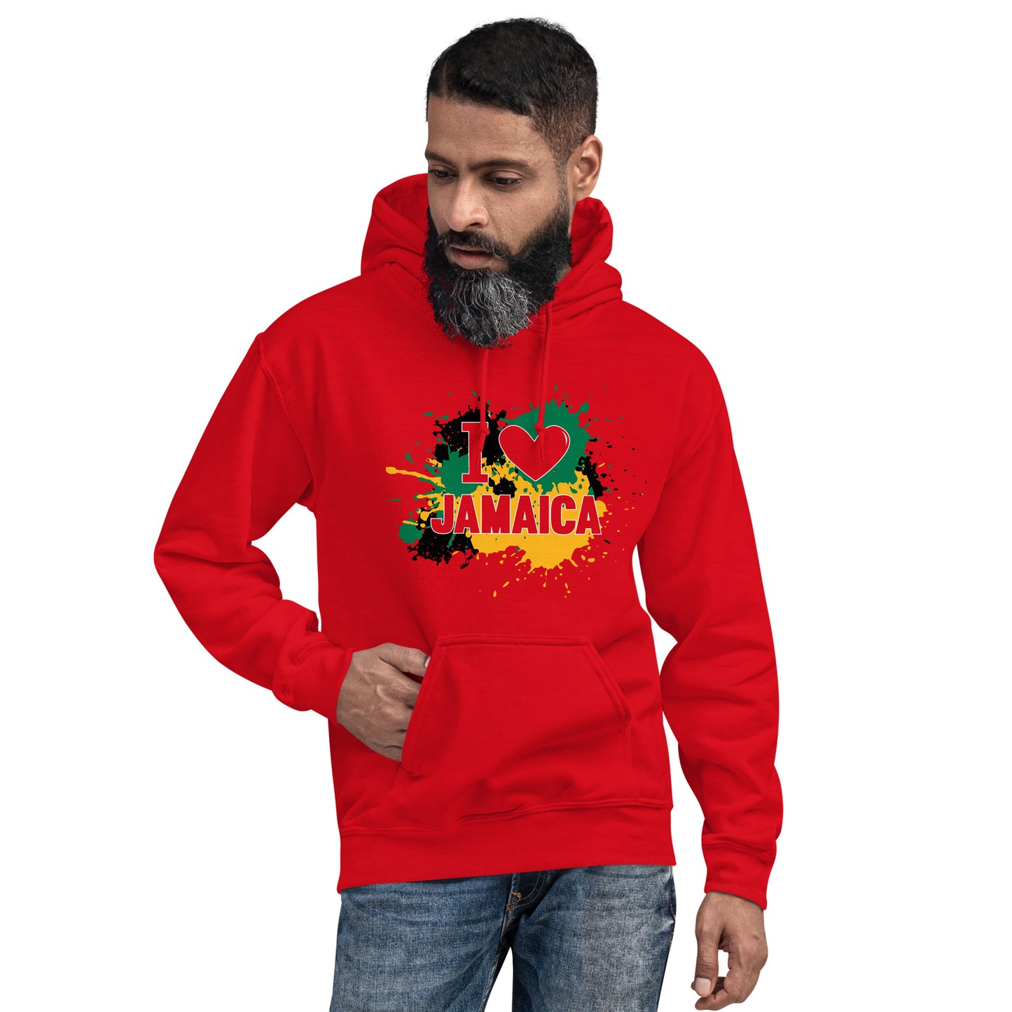 Unisex "I <3 Jamaica" Hoodie