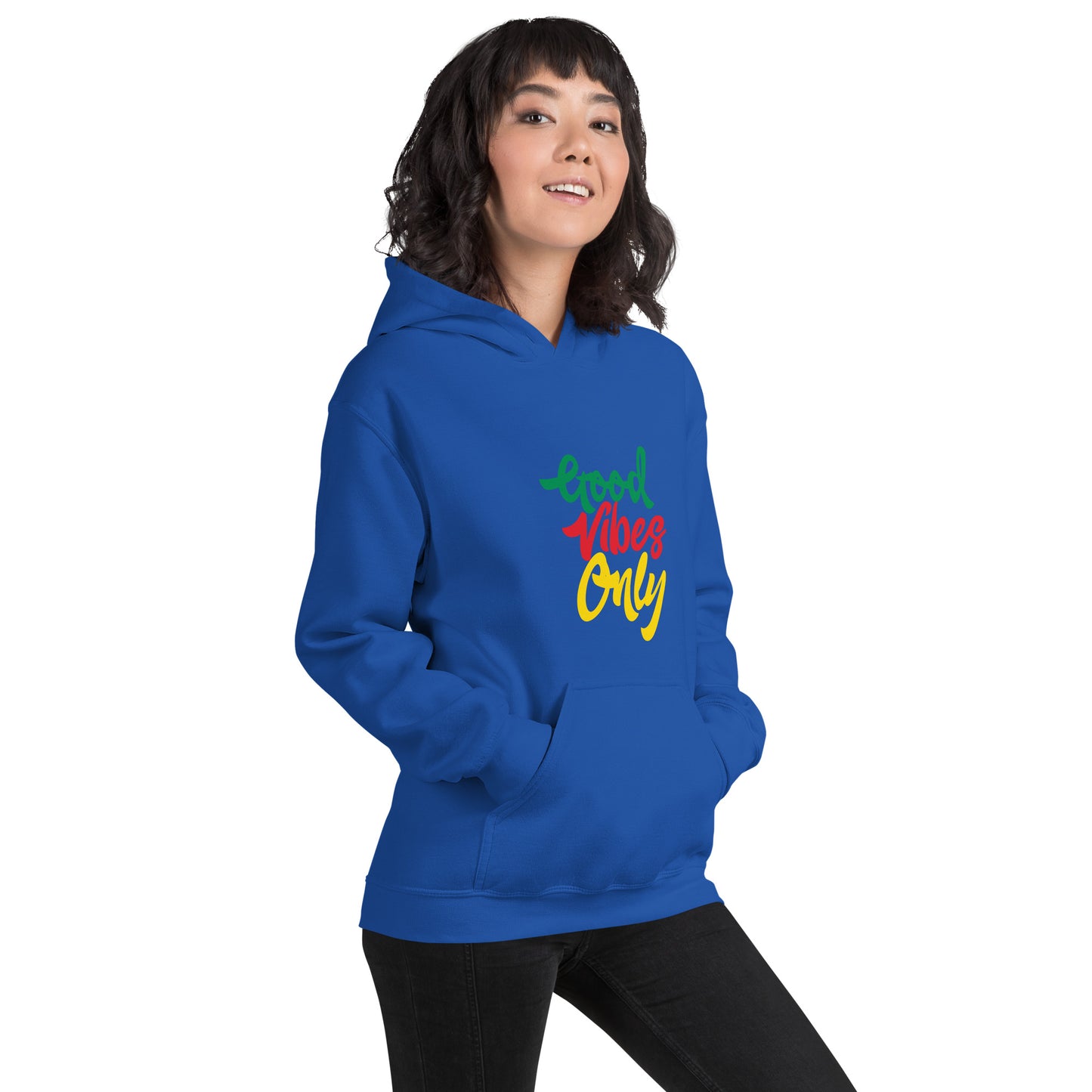 Unisex-hoodie "Good Vibes Only".