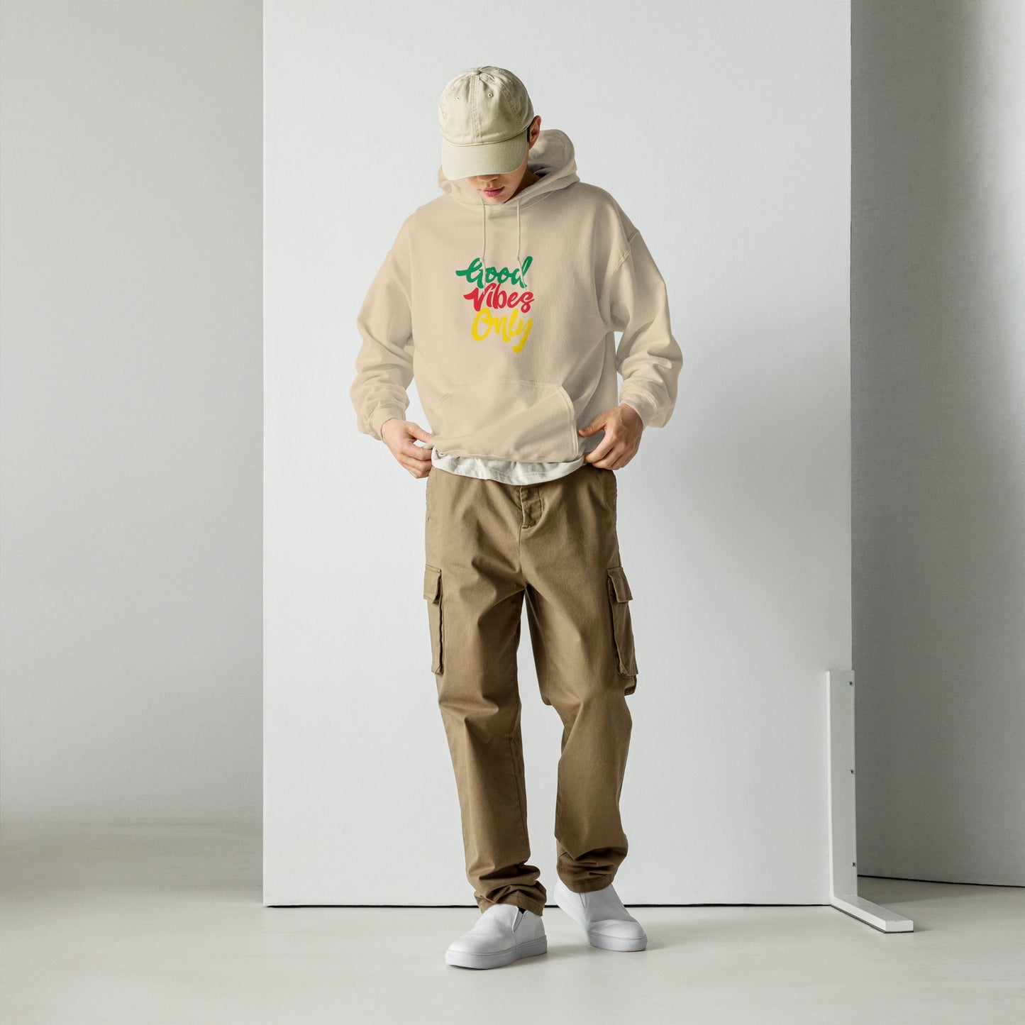 Unisex-hoodie "Good Vibes Only".