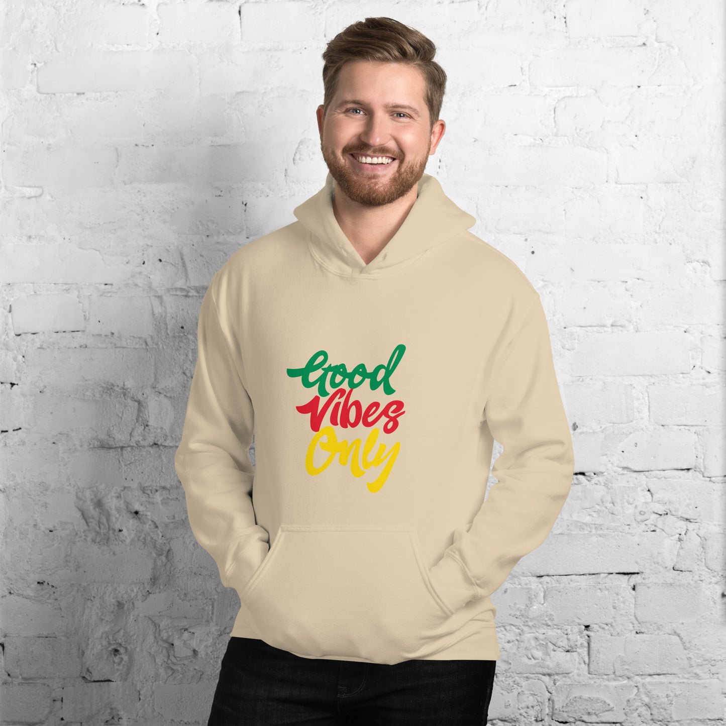 Unisex-hoodie "Good Vibes Only".