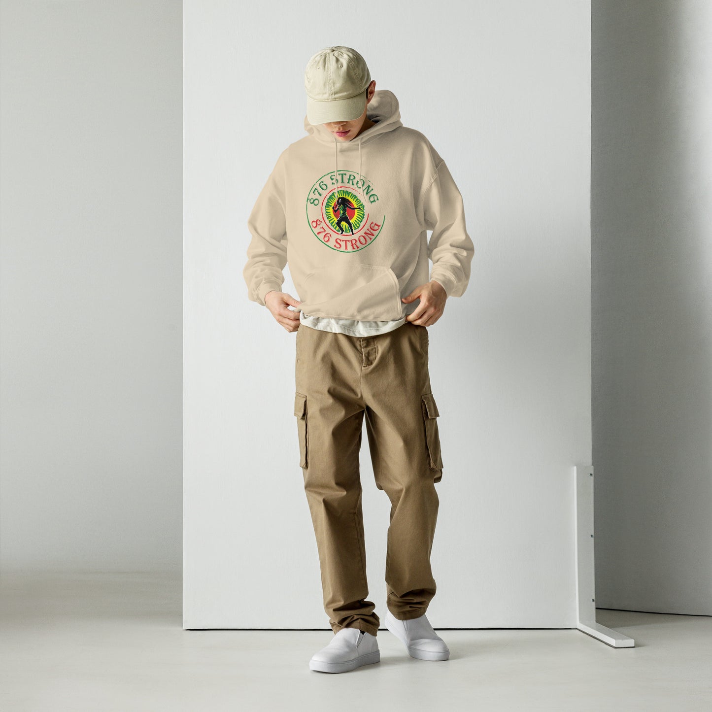 Sweat à capuche unisexe « 876 Strong »
