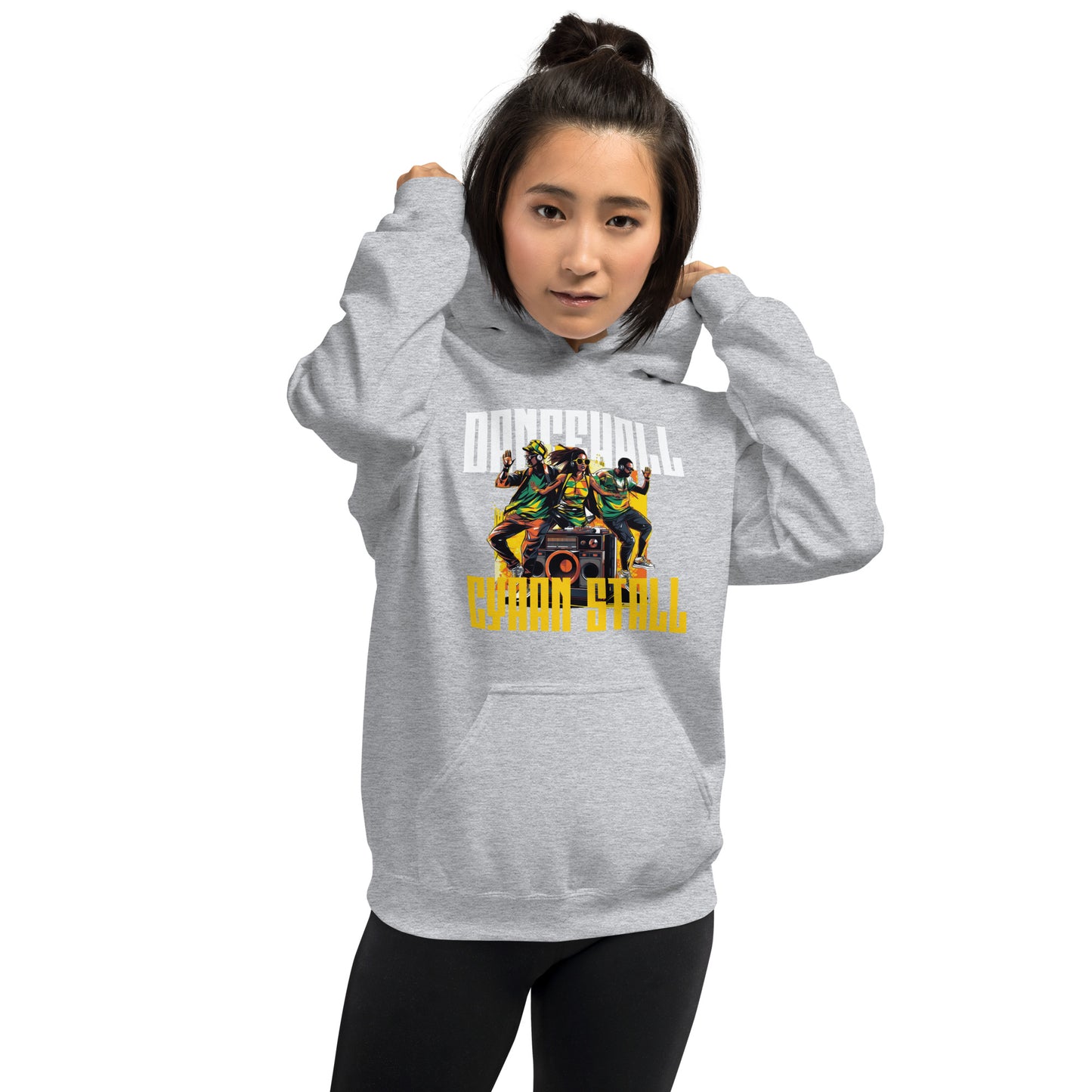 Dancehall Cyaan Stall Hoodie