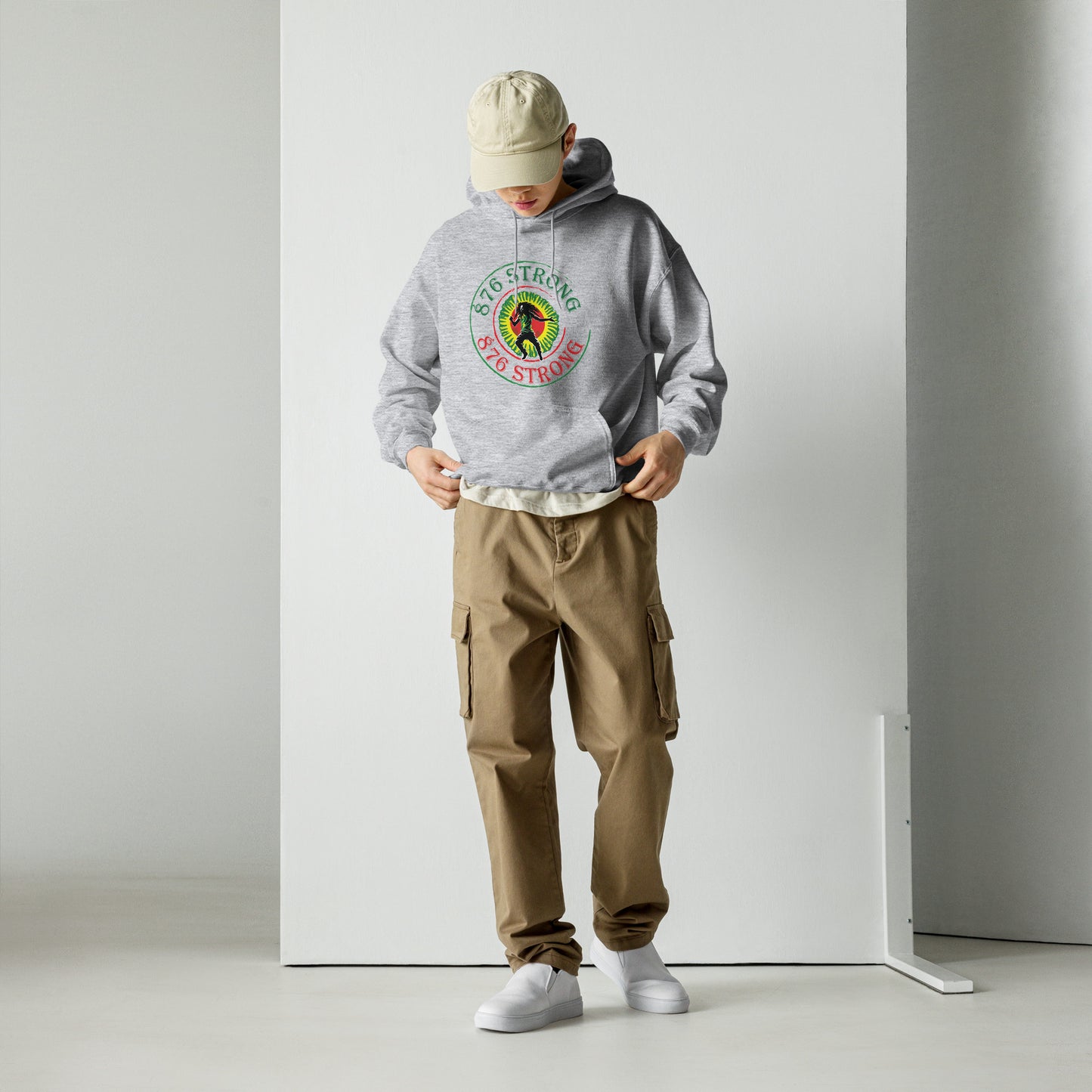 Sweat à capuche unisexe « 876 Strong »