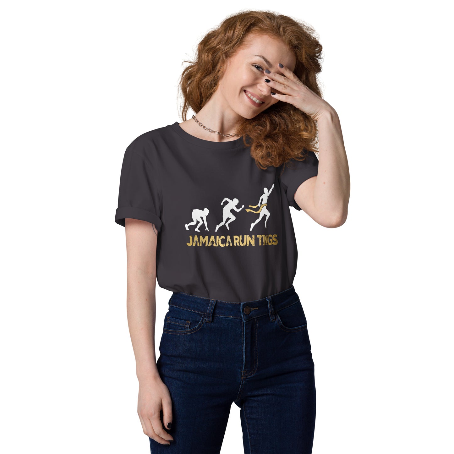Jamaica Run Tings Unisex organic cotton t-shirt